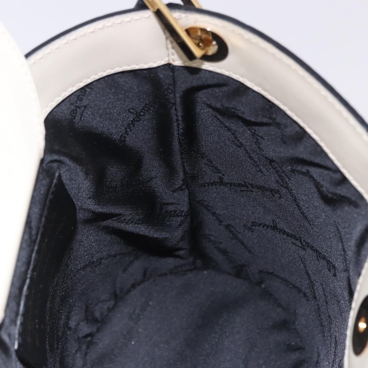 Salvatore Ferragamo Salvatore Ferragamo Gancini Shoulder Bag Leather Ivory Gold Size ONE SIZE - 17 Thumbnail