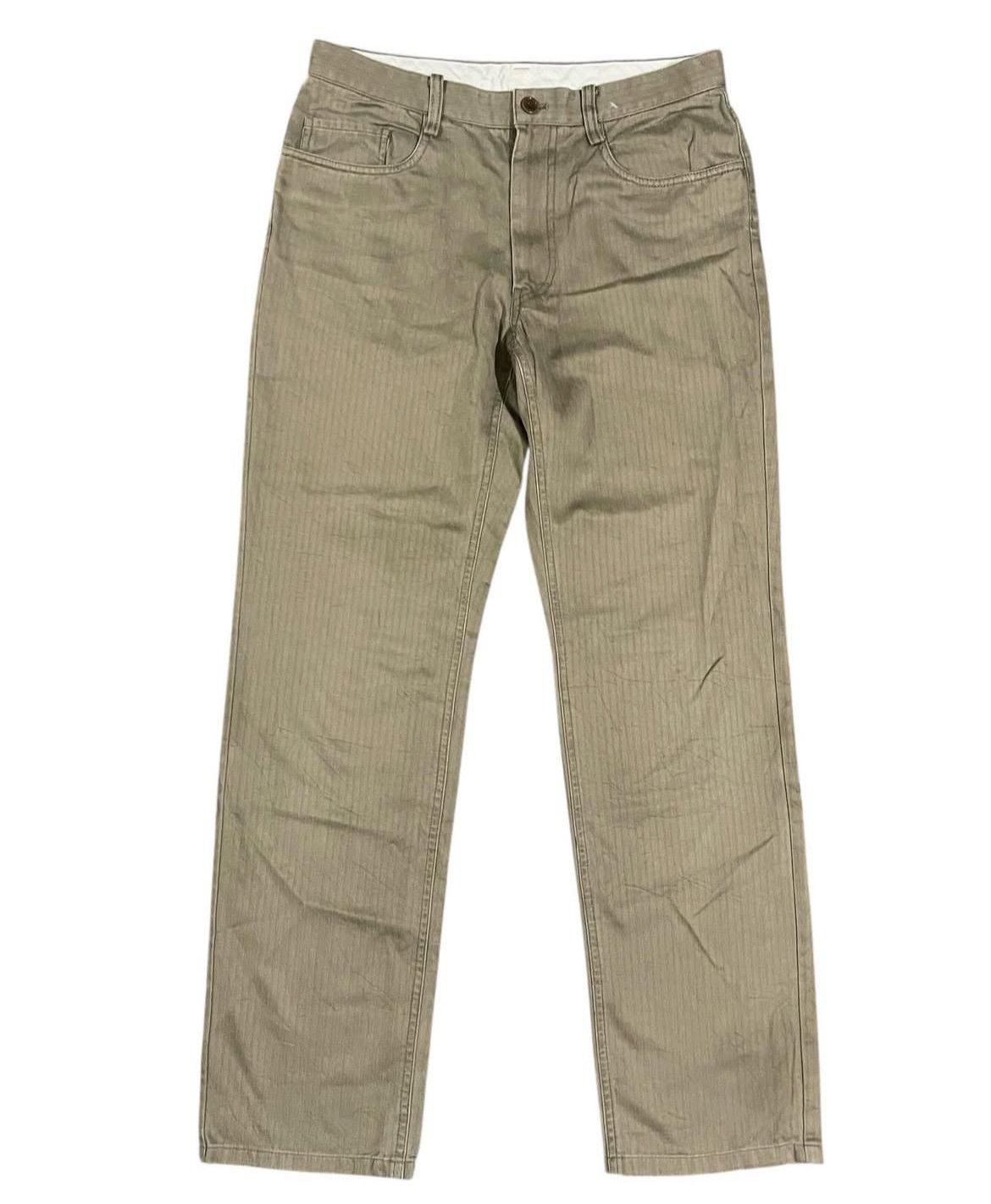 Yohji Yamamoto 2000s Yohji Yamamoto Y's Aar Stripe Pattern Pants y2k Size US 30 / EU 46 - 1 Thumbnail