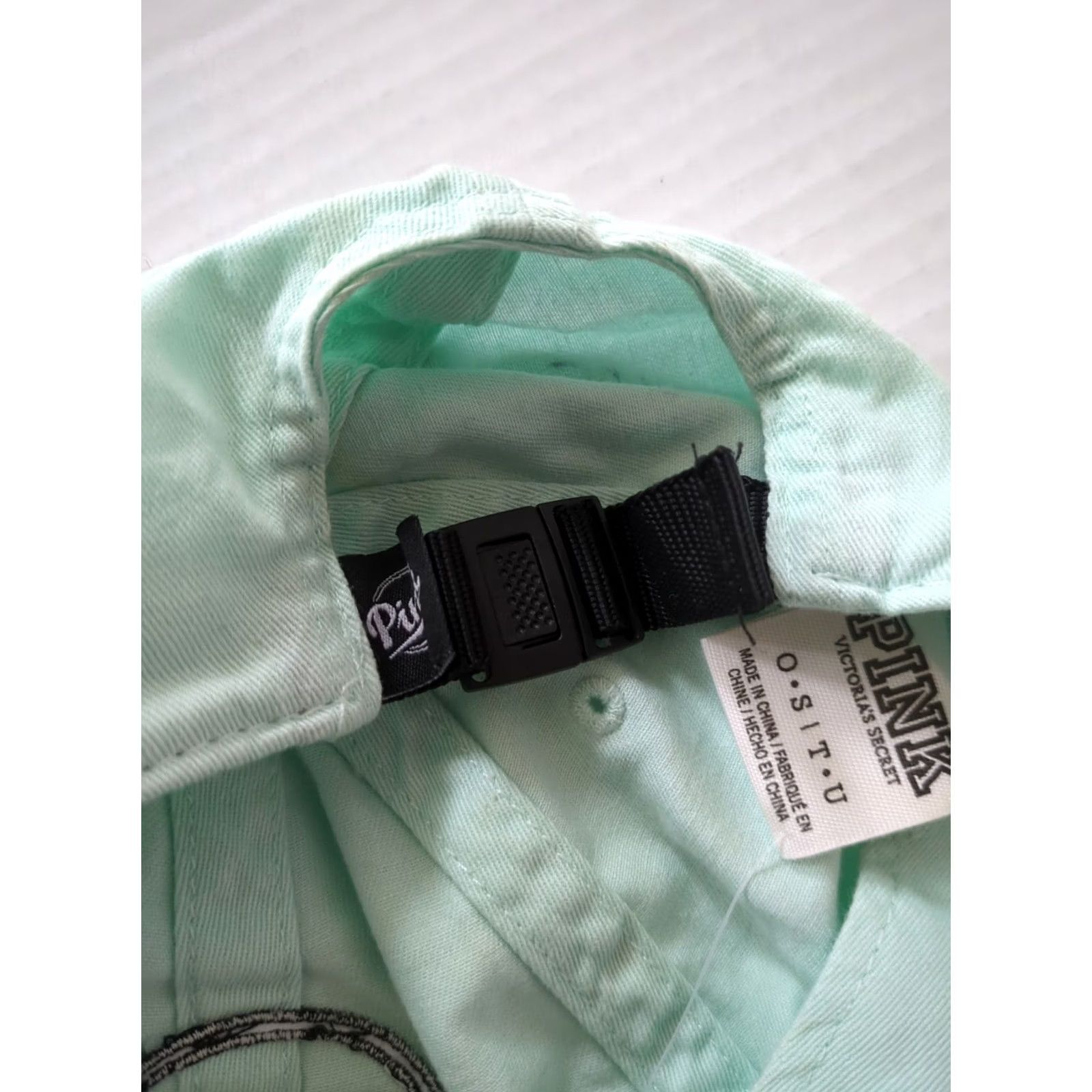 Victoria's Secret Victoria's Secret PINK Baseball Cap Mint Green NWT Adjustable Women One Size Cap Size ONE SIZE - 3 Thumbnail
