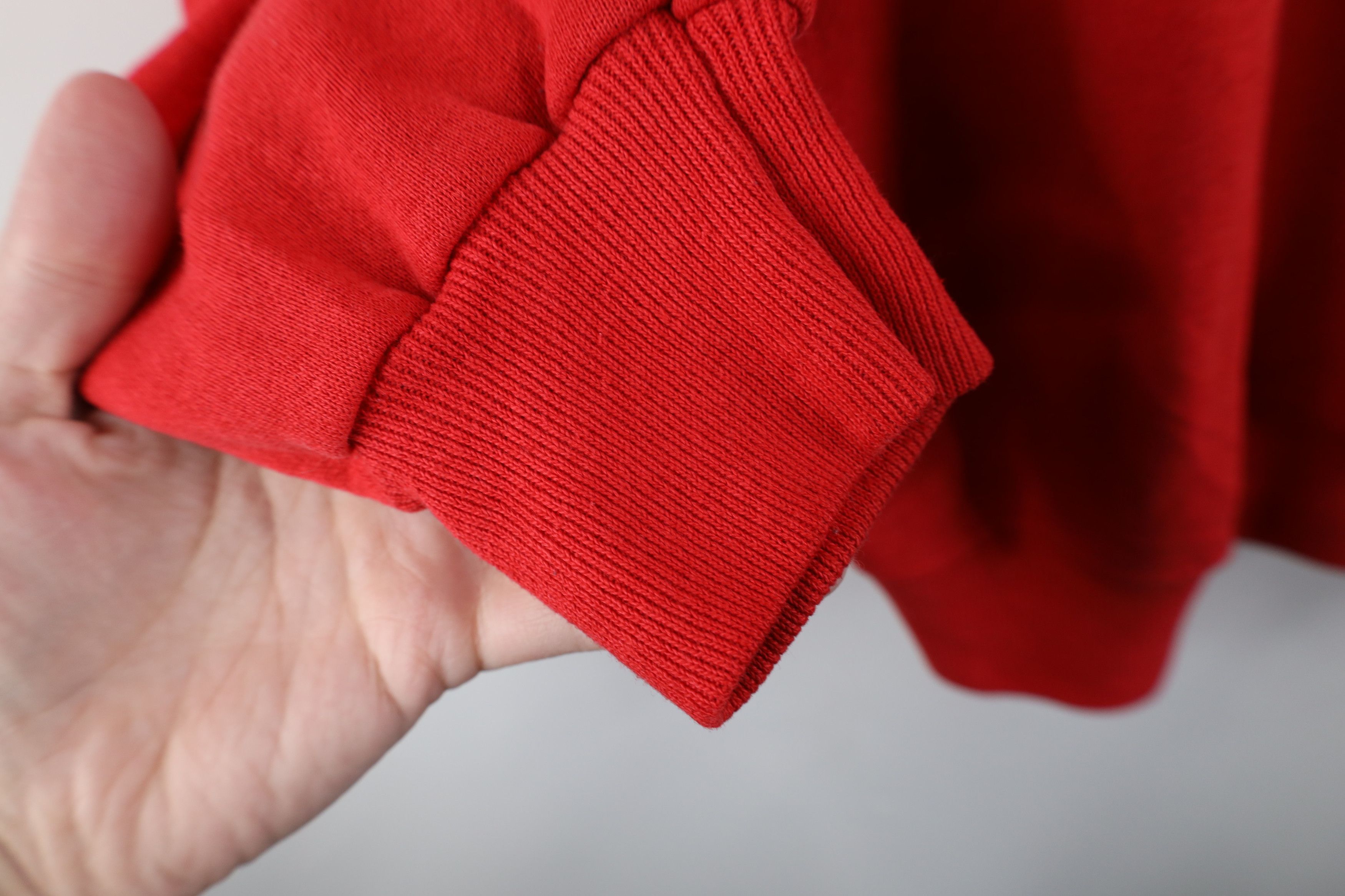 Vintage Vintage 80s 90s Spell Out JoAnn Fabrics Sweatshirt Red USA Size XL / US 12-14 / IT 48-50 - 8 Thumbnail