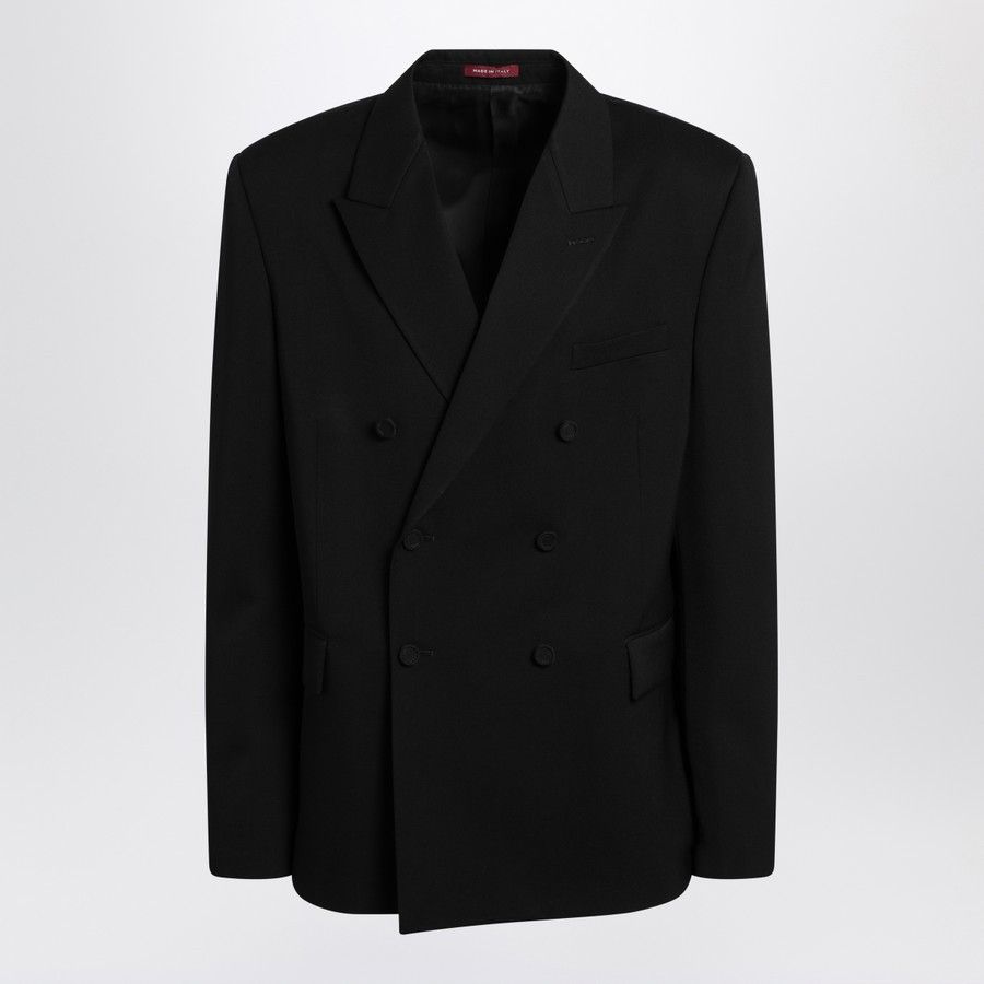 Gucci o1d2blof0325 Double-breasted Suit in Black Size US M / EU 48-50 / 2 - 2 Thumbnail
