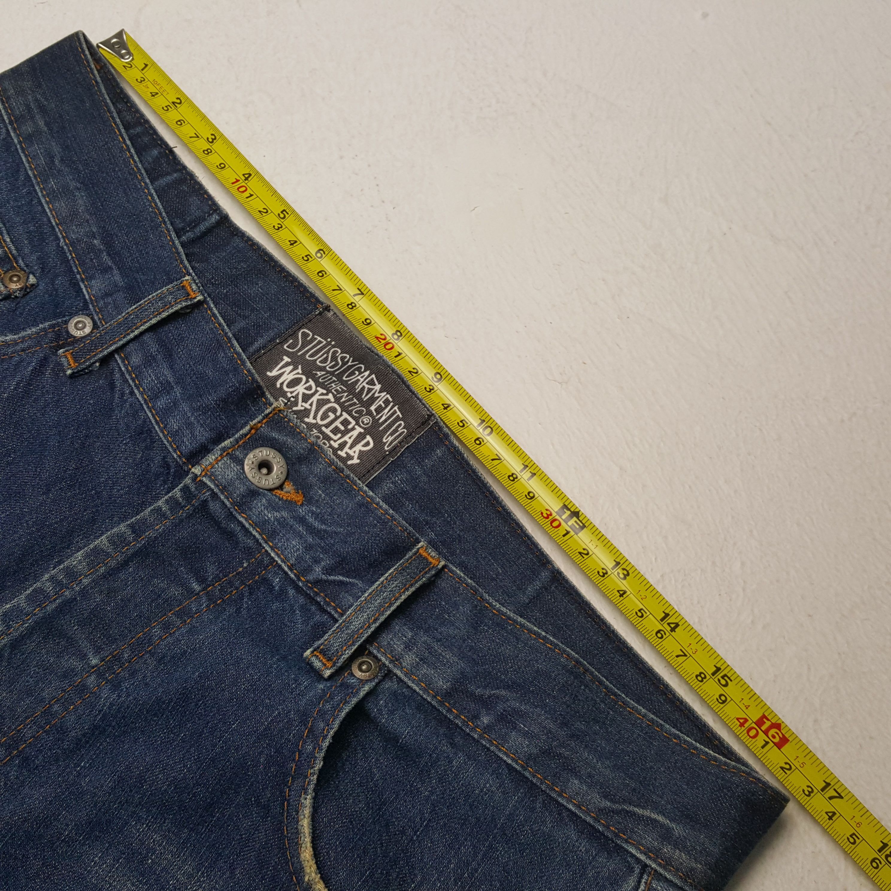 Stussy × Vintage Vintage STUSSY Streetwear Skateboard Style Jeans C297N3 Size US 33 - 7 Thumbnail