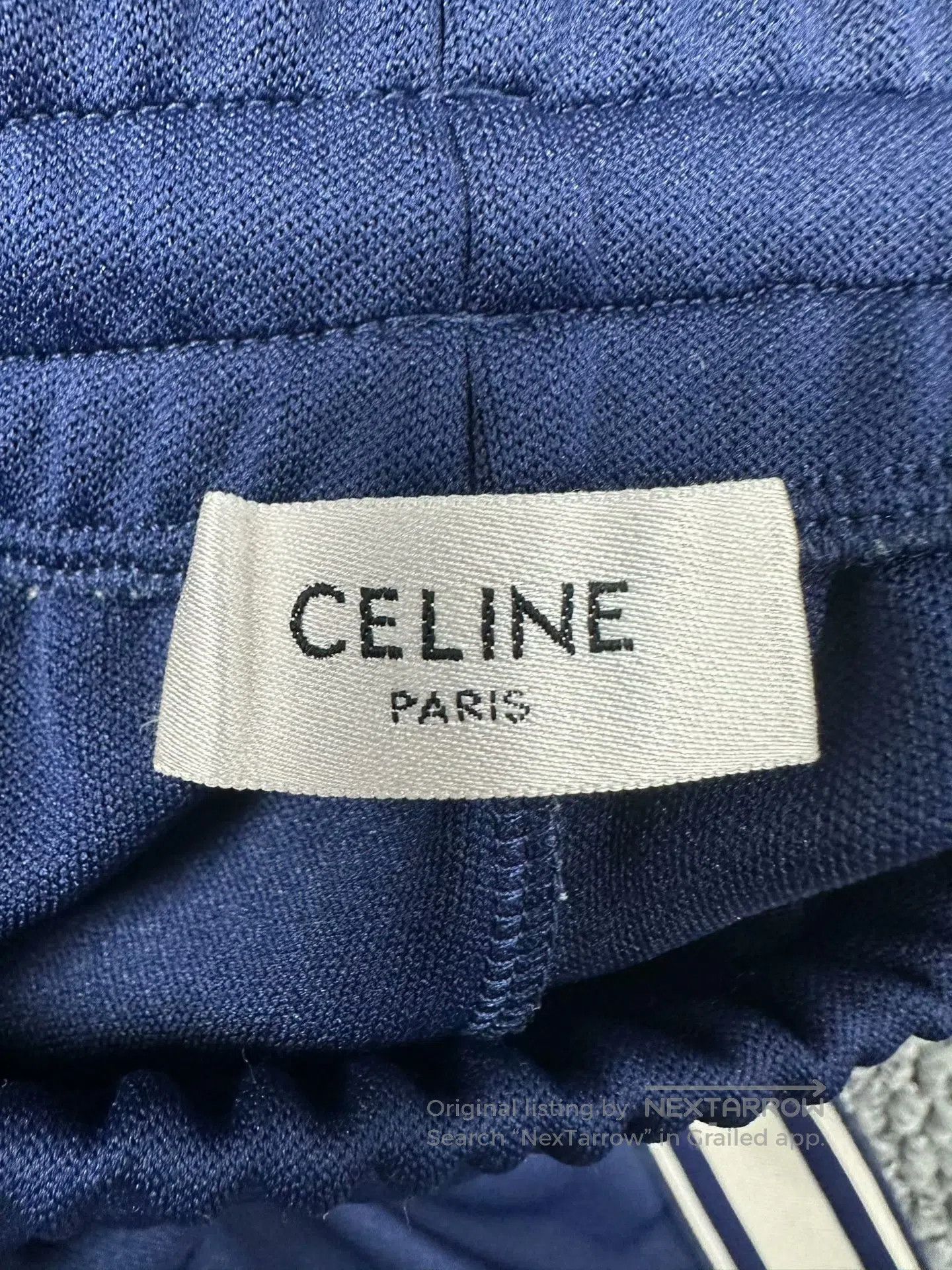Celine CELINE size XS Navy Blue Embroidered Letter Logo Plain Kni Size US 26 / EU 42 - 3 Thumbnail