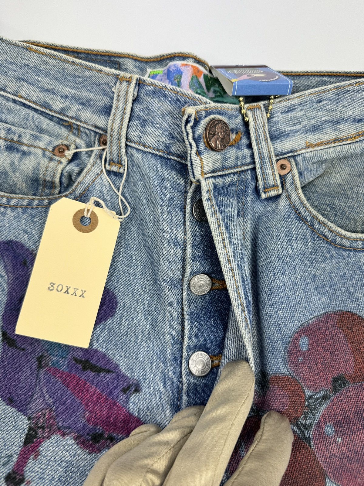 Better With Age LEVI’S HARRISON TRIPLE WIDE DENIM SHORTS Size US 30 / EU 46 - 11 Thumbnail