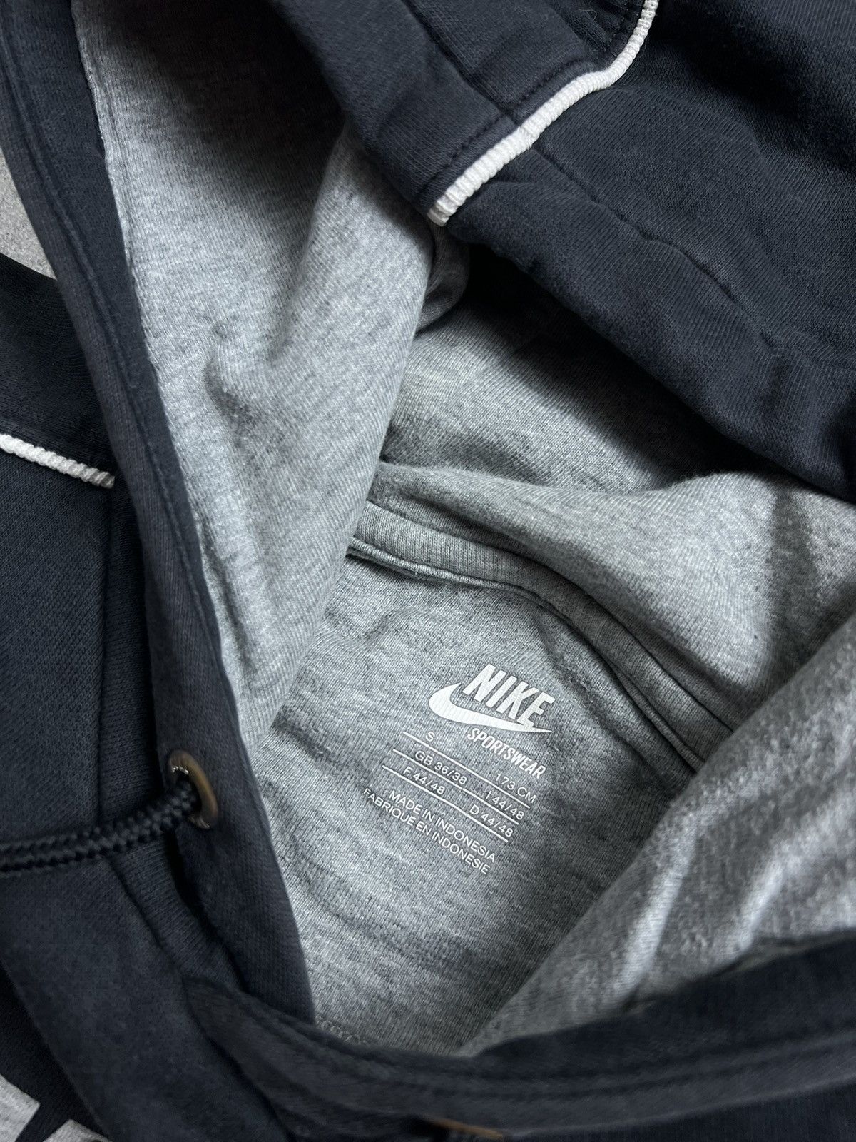 Nike × Vintage 90s Nike Retro Logo Vintage Y2K Oversized Pullover Hoodie Size US S / EU 44-46 / 1 - 6 Thumbnail