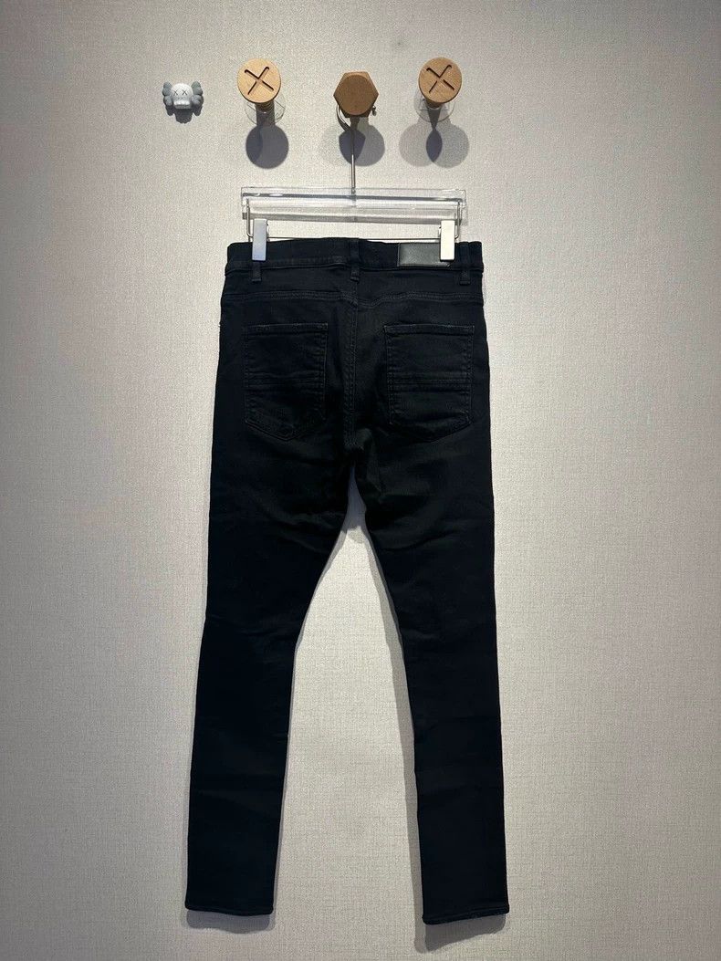 Amiri Amiri Black Cashew Flower Patch mx2 Jeans Size US 31 - 2 Thumbnail