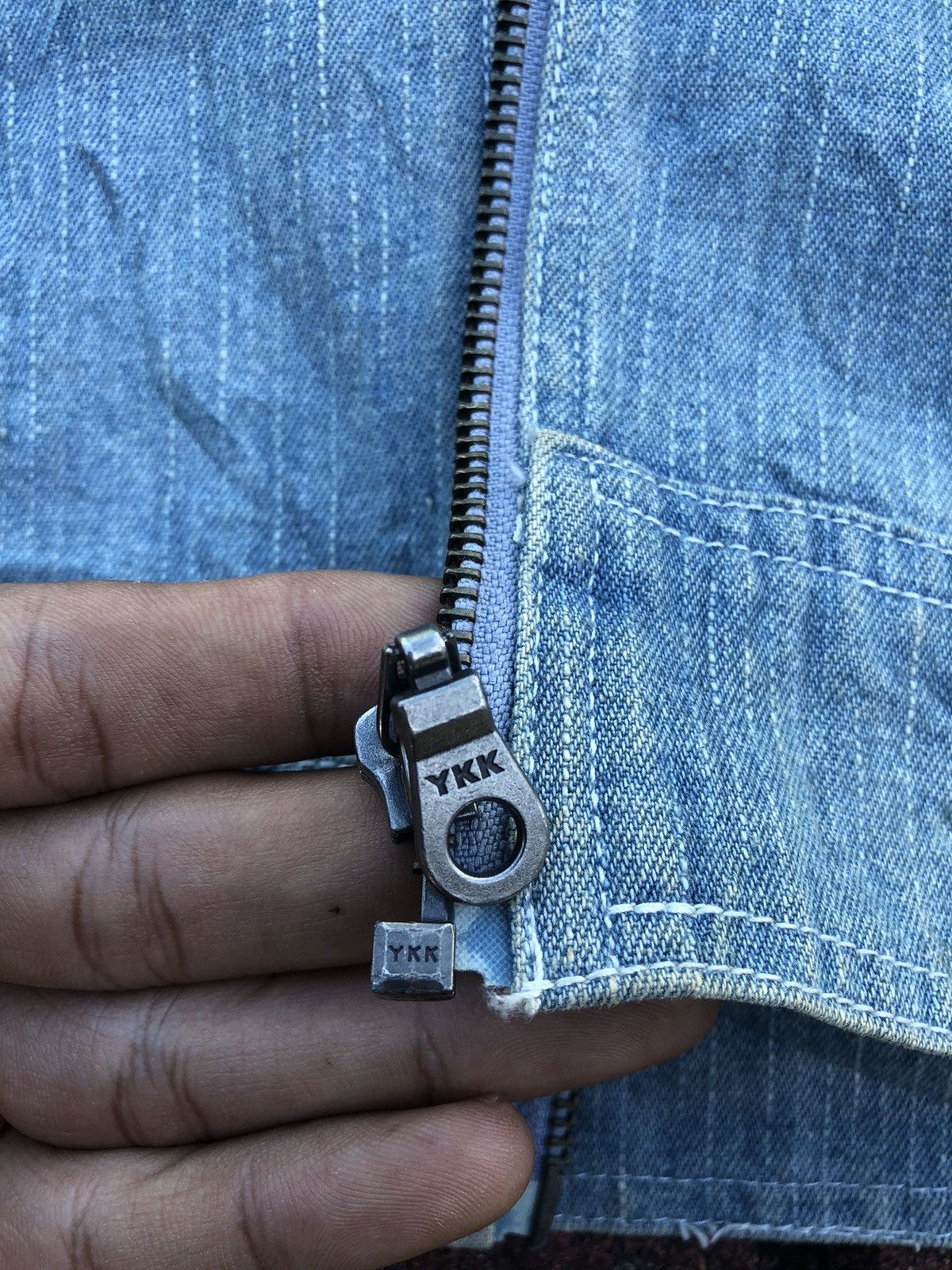 Japanese Brand × Le Grande Bleu (L.G.B.) × Vintage Vintage Mud Wash In The Attic Homme Bondage Denim Jacket Size US XL / EU 56 / 4 - 18 Thumbnail