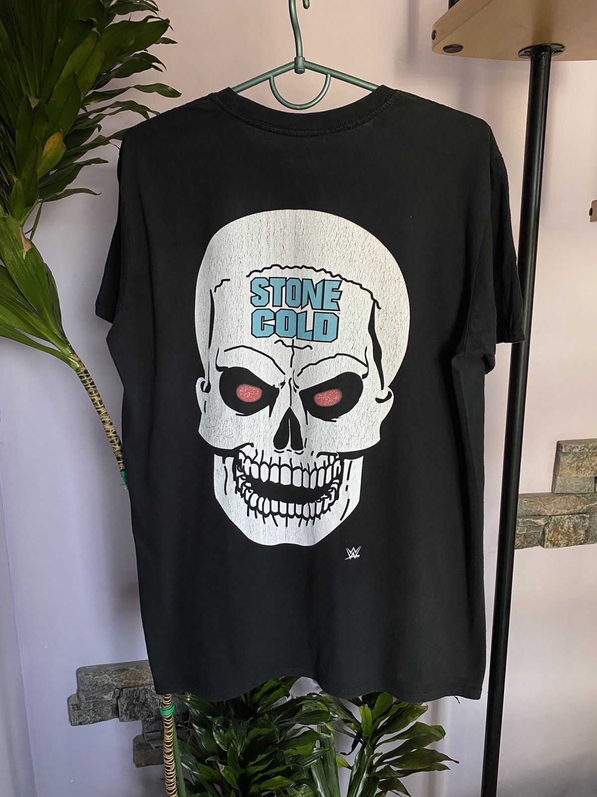 Vintage × WWE × WWF Stone Cold T Shirt Wwf Wwe Band Tees Streetwear Size US L / EU 52-54 / 3 - 1 Thumbnail