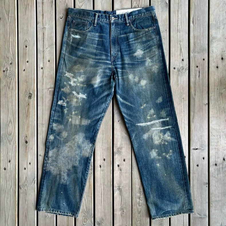 Neighborhood Neighborhood Distressed Denim Jeans Size US 34 / EU 50 - 1 Thumbnail