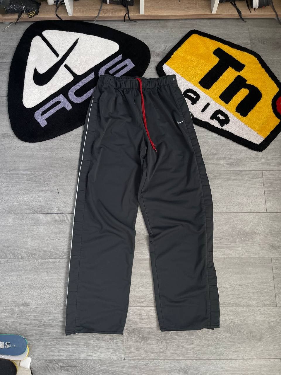 Nike × Streetwear × Vintage Nike Vintage Parachute Y2K Track Pants Hype L Size US 34 / EU 50 - 2 Thumbnail