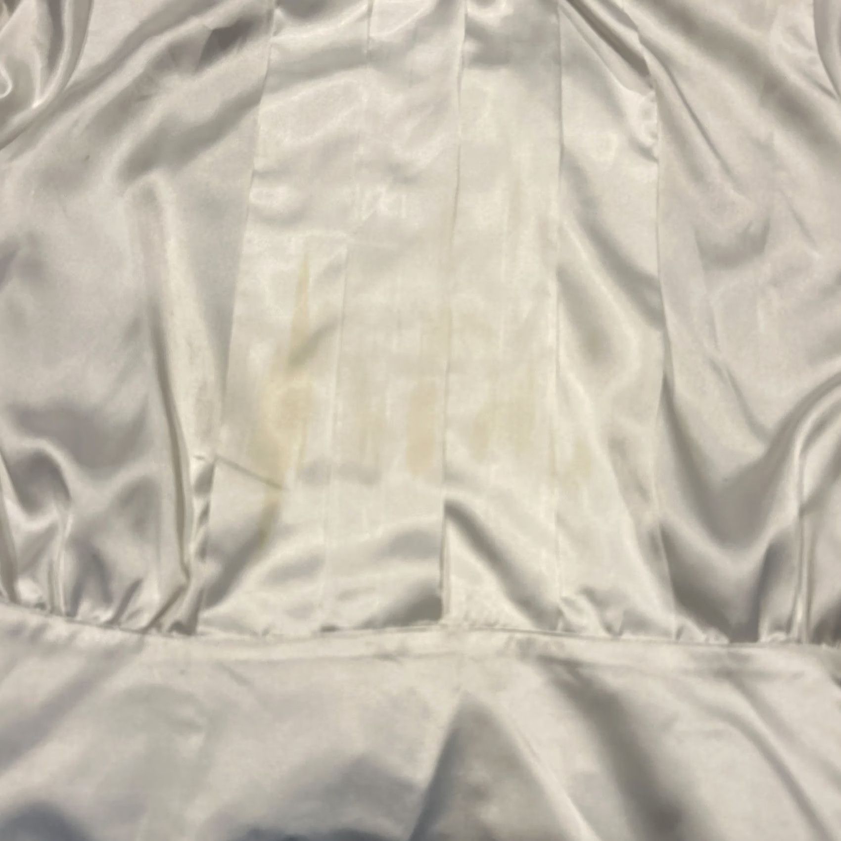 Joseph Josephine Blouse Womens 10 Ivory women satin long sleeve polyester size NWT B32 Size L / US 10 / IT 46 - 2 Thumbnail