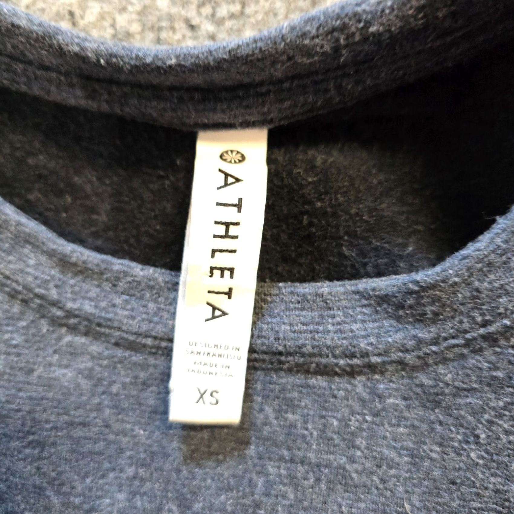 Athleta Athleta Sweater Women XS Blue Knit Long Sleeve Pullover Shirt Casual Lounge presso Size XS / US 0-2 / IT 36-38 - 4 Thumbnail
