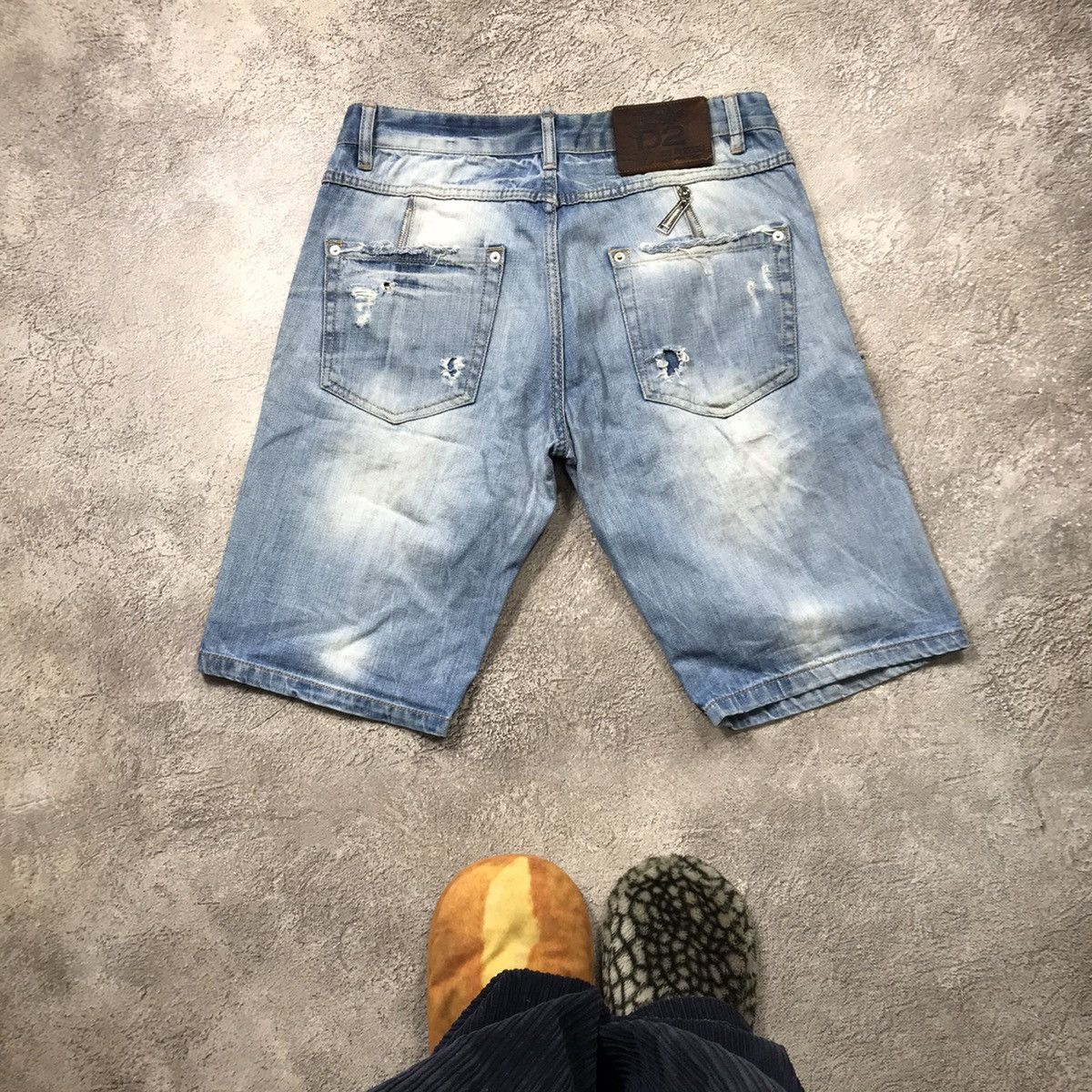 Vintage Vintage Dsquared2 Thrashed Distressed Shorts Y2K Skate 34 Size US 34 / EU 50 - 5 Thumbnail
