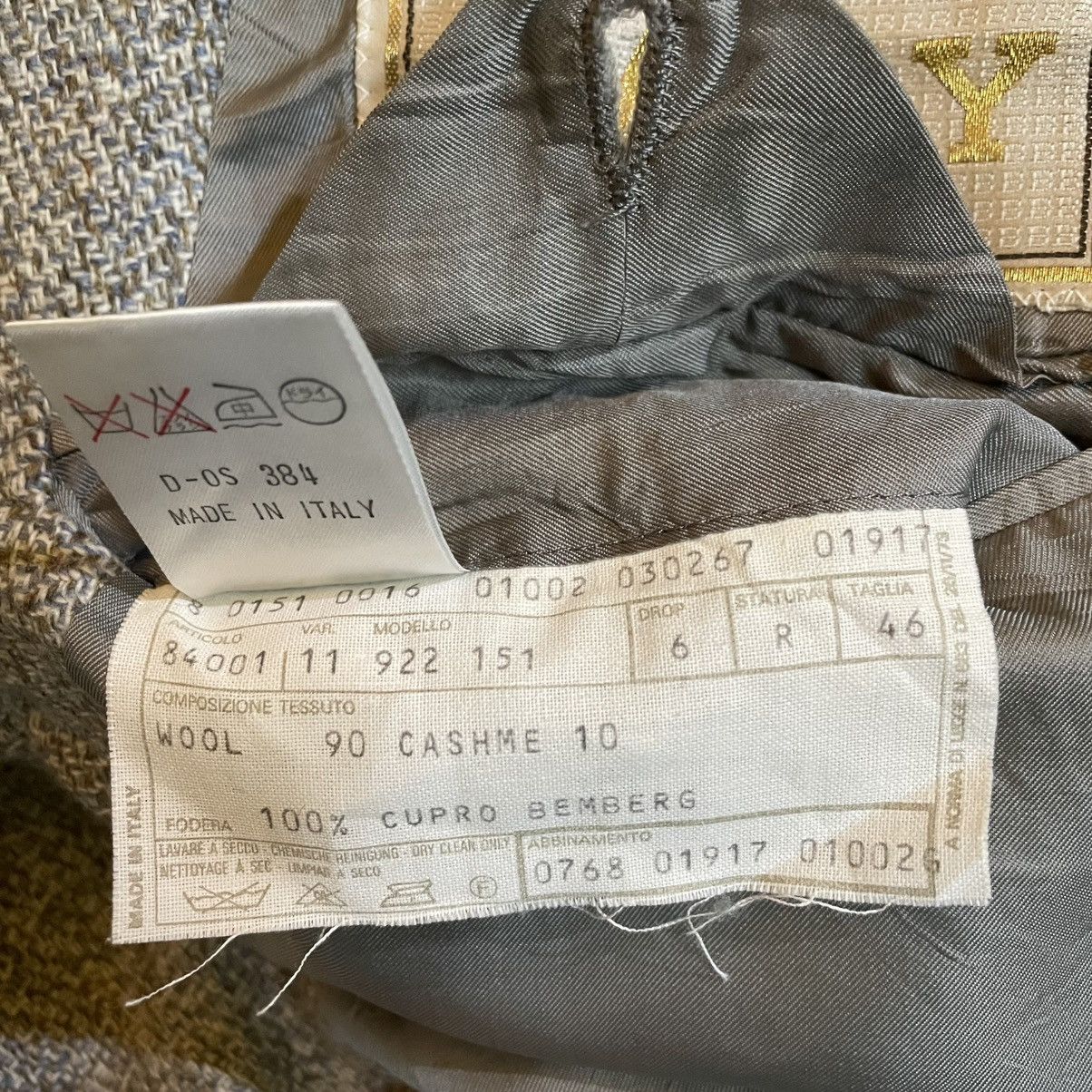Bally 🔥 VINTAGE BALLY KNITTED CASHMERE WOOL BLAZER JACKET Size US L / EU 52-54 / 3 - 15 Thumbnail