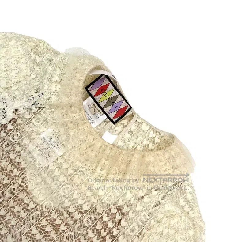 Gucci Gucci Valentine's Day limited edition lace doll collar shi Size XS / US 0-2 / IT 36-38 - 3 Thumbnail
