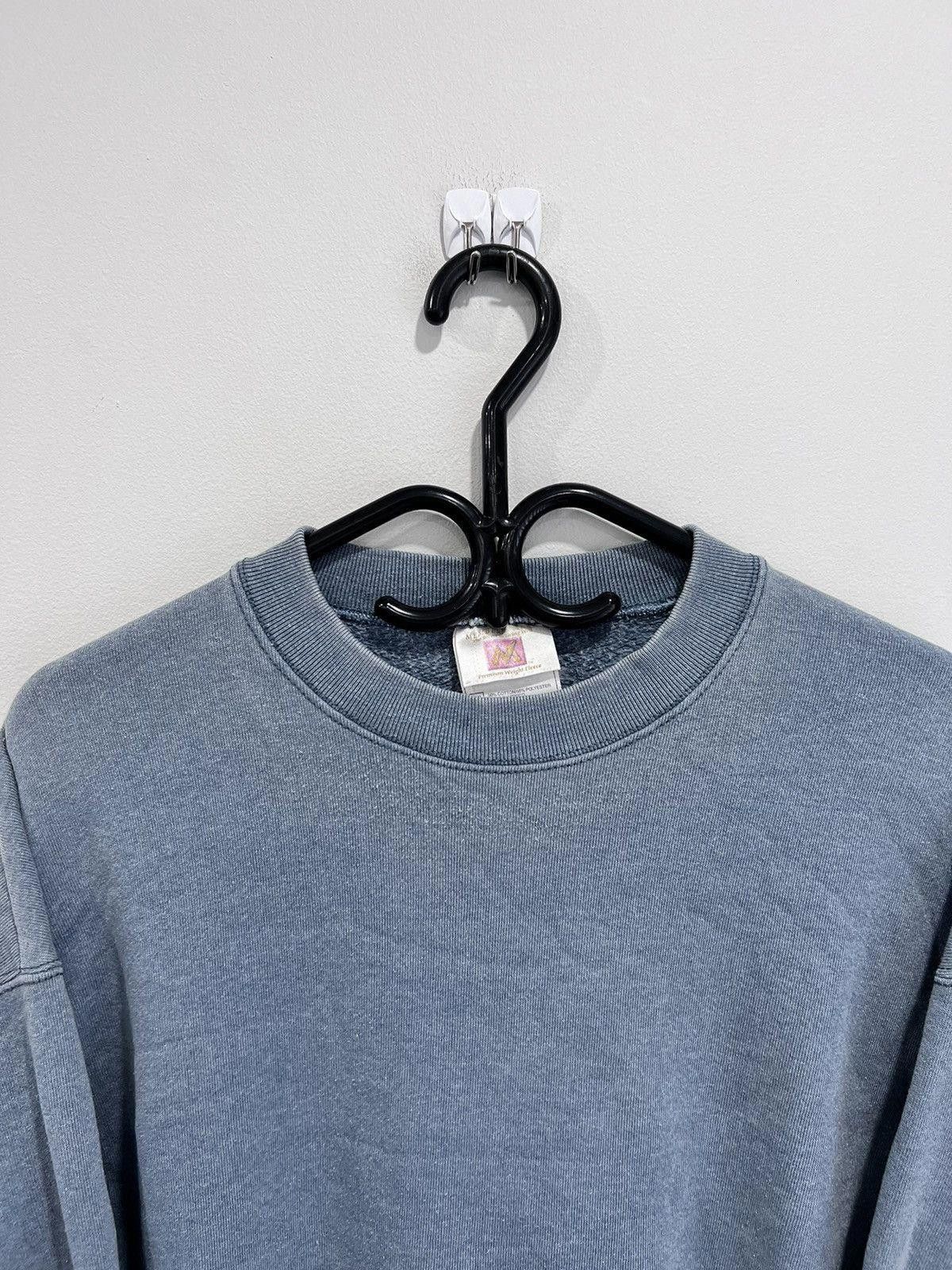 Vintage Vintage 90s blank sweater sweatshirt grey Size US XXL / EU 58 / 5 - 4 Thumbnail