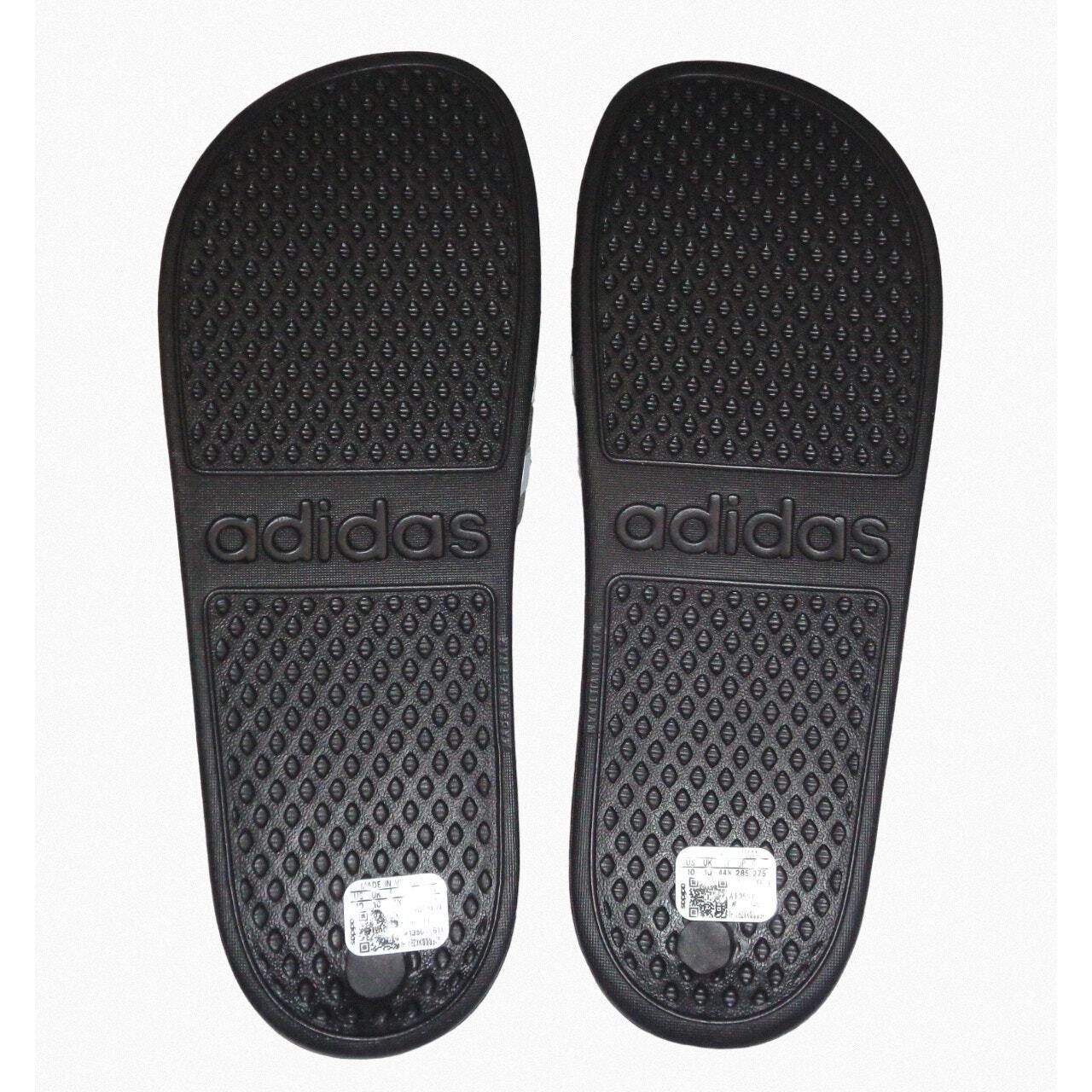 Adidas New Adidas Adilette Aqua Black Slip On Sandals Shoes Mens 10 Size US 10 / EU 43 - 4 Thumbnail