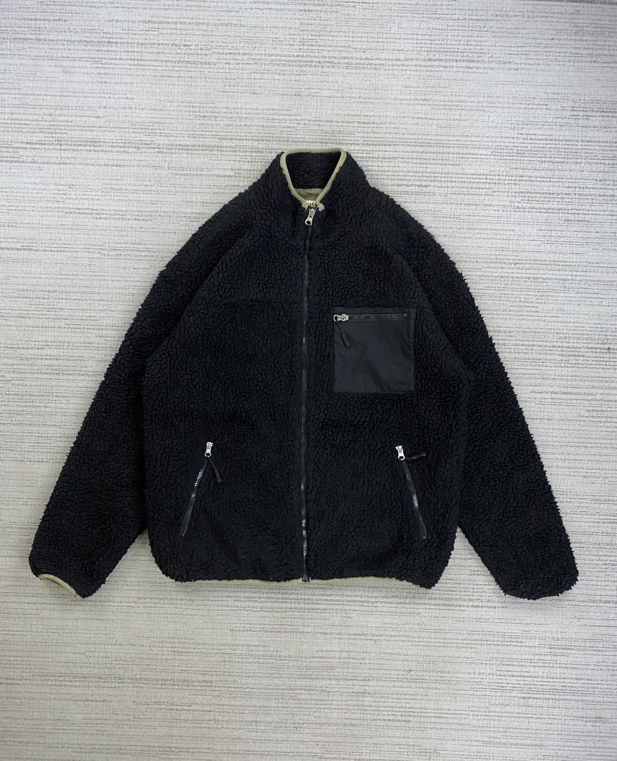 Japanese Brand Vintage Titicaca Retro Style Sherpa Zipper Jacket Size US XL / EU 56 / 4 - 1 Thumbnail