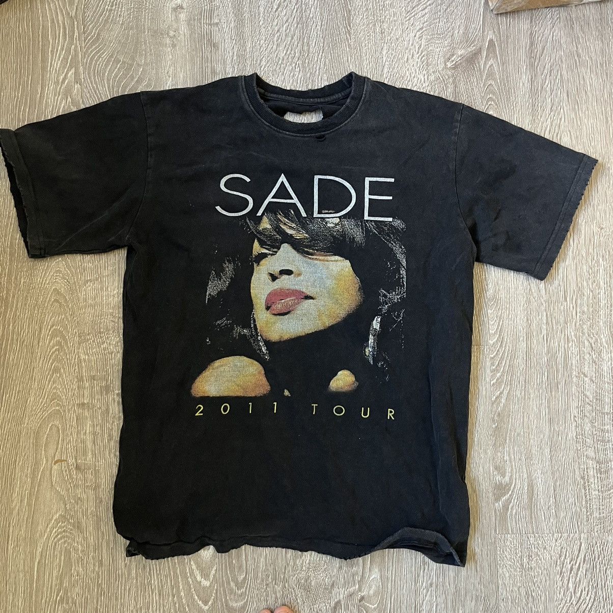 image of Archival Clothing x Band Tees Sade 2011 Us Tour Merch in Black, Men's (Size Medium)
