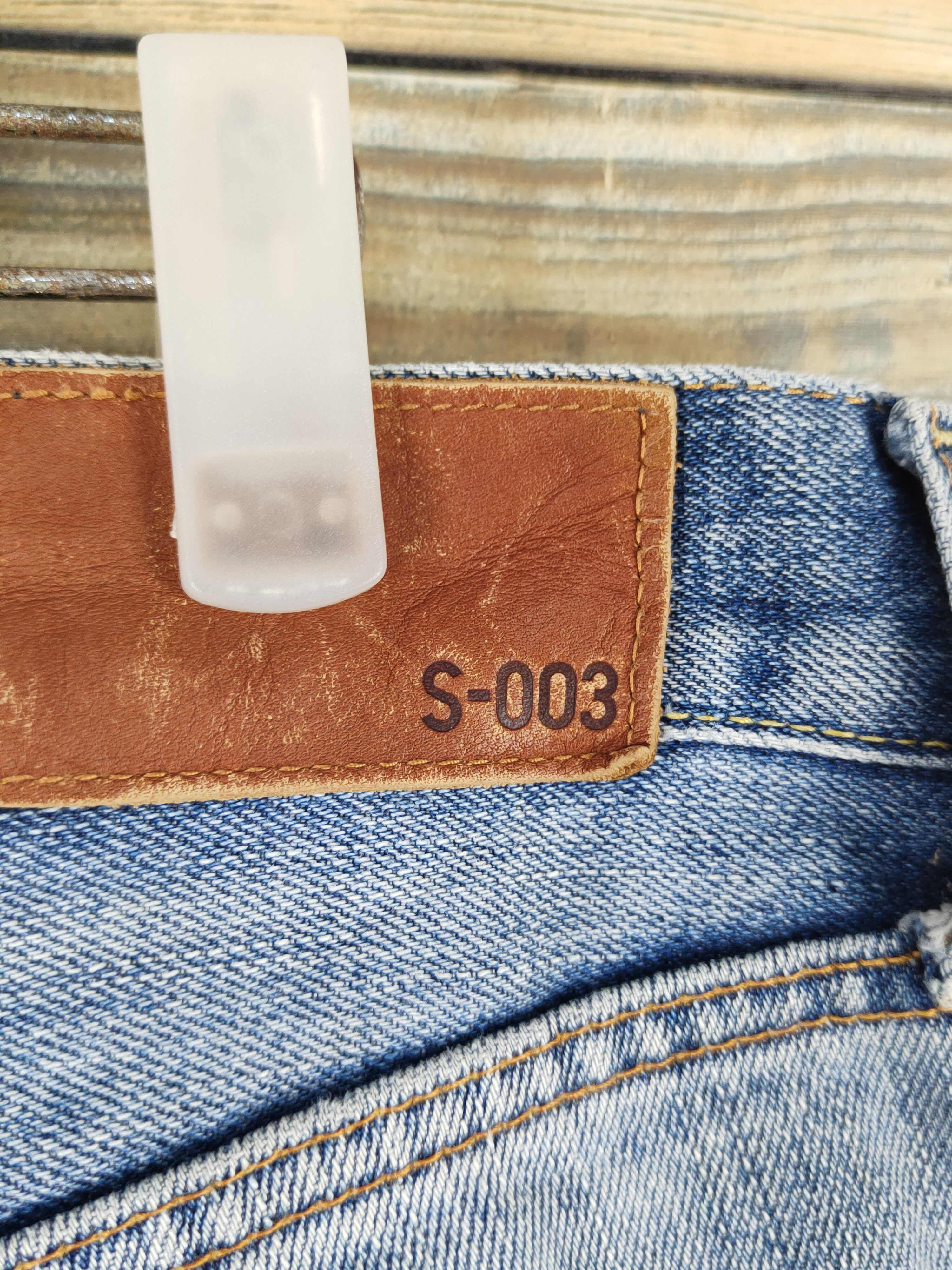 Japanese Brand Uniqlo vintage japan Blue Distressed Ripped denim #W1380 Size US 35 - 11 Thumbnail