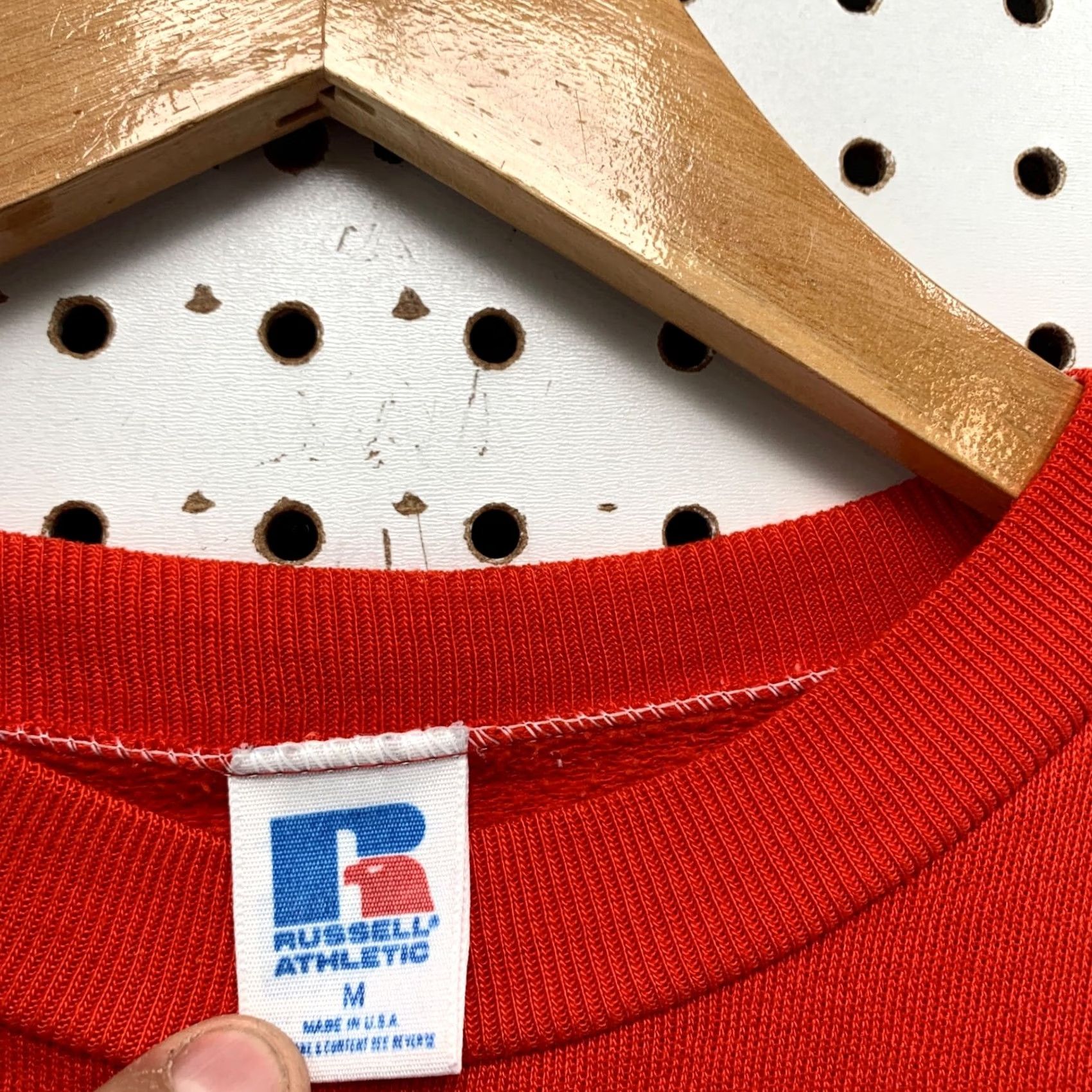 Russell Athletic VINTAGE Russell Athletic Crewneck Sweatshirt Mens M Red 80s USA Sweatshirt Mens Red 80s Russell Athletic Crewneck Size US M / EU 48-50 / 2 - 3 Thumbnail