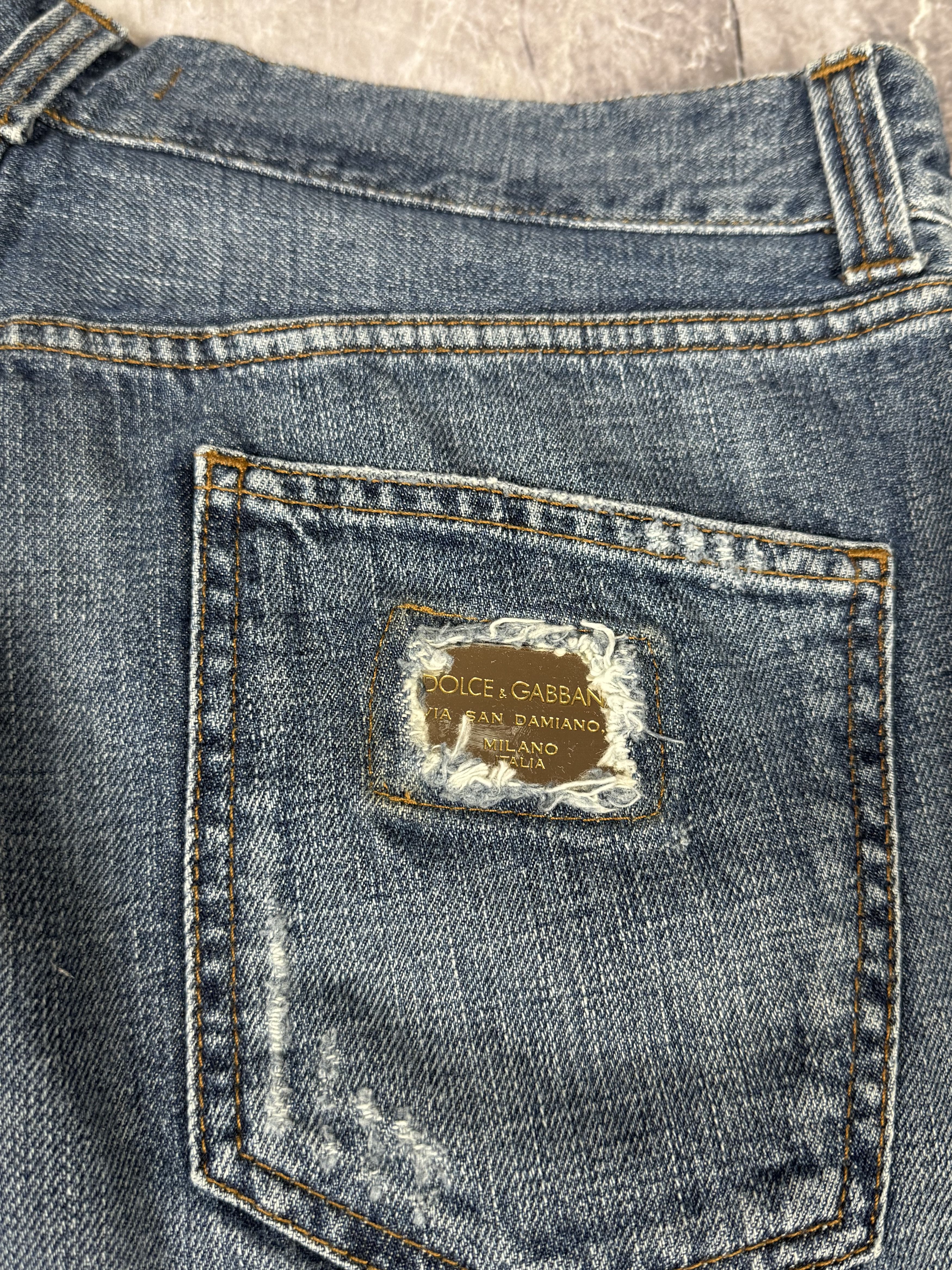 Dolce & Gabbana Vintage Dolce & Gabbana Denim Jeans Distressed Size US 34 / EU 50 - 7 Thumbnail
