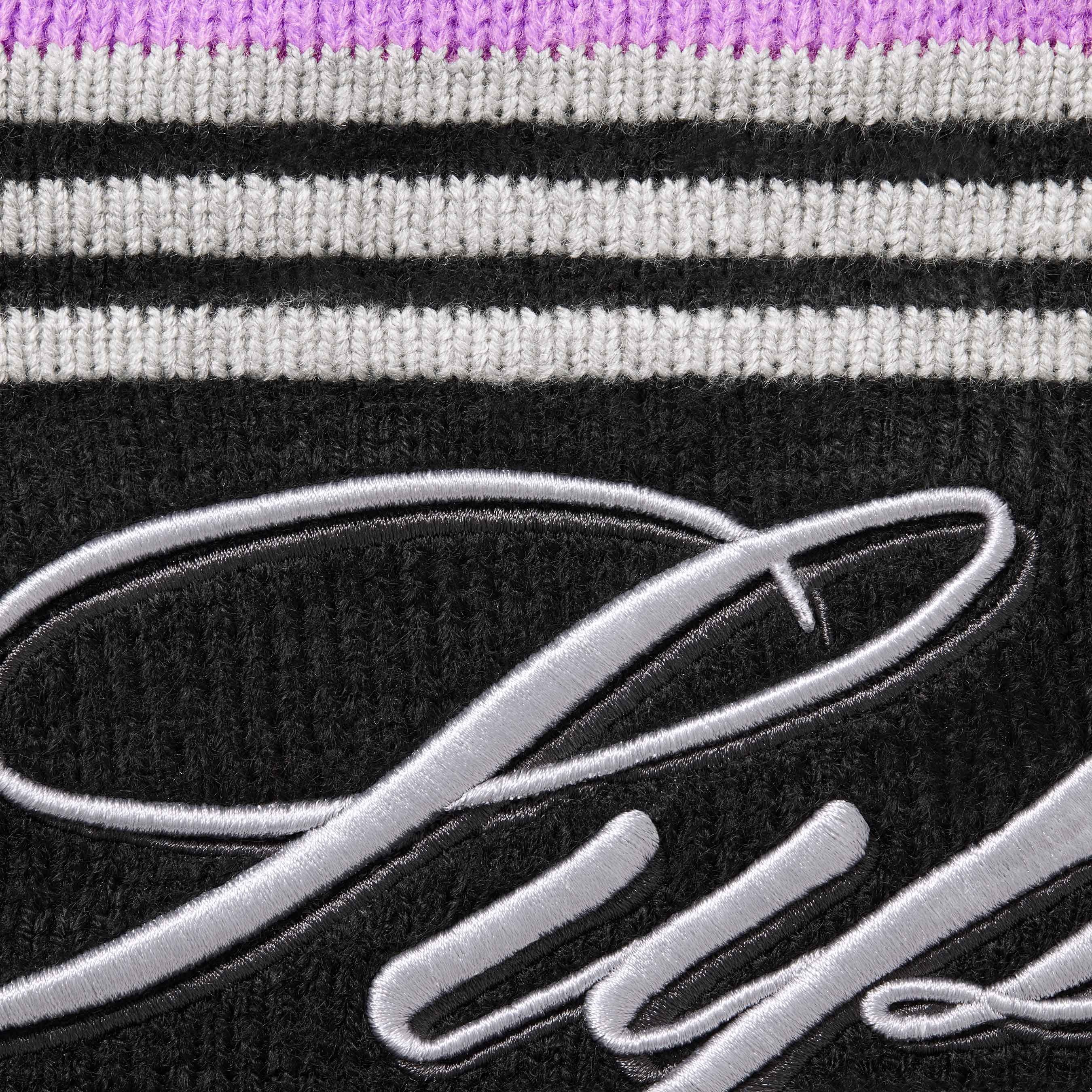 Supreme Supreme Script Stripe Half Zip Sweater Size US L / EU 52-54 / 3 - 2 Thumbnail