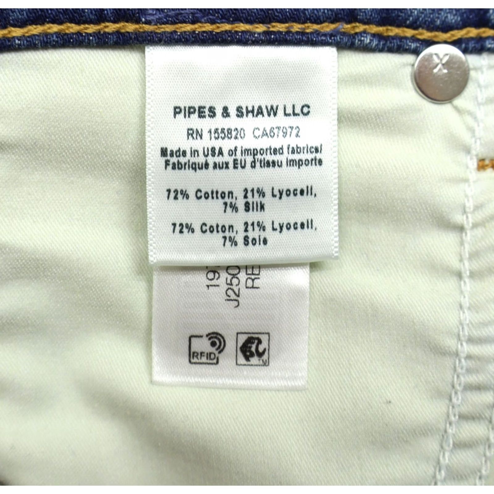 Veronica Beard VERONICA BEARD Jeans Women's Taylor Wide Leg High Rise Rebel Moon Blue 23x31 denim 31" Inseam Regular Fit Brown? Size 40" / US 18 - 7 Thumbnail