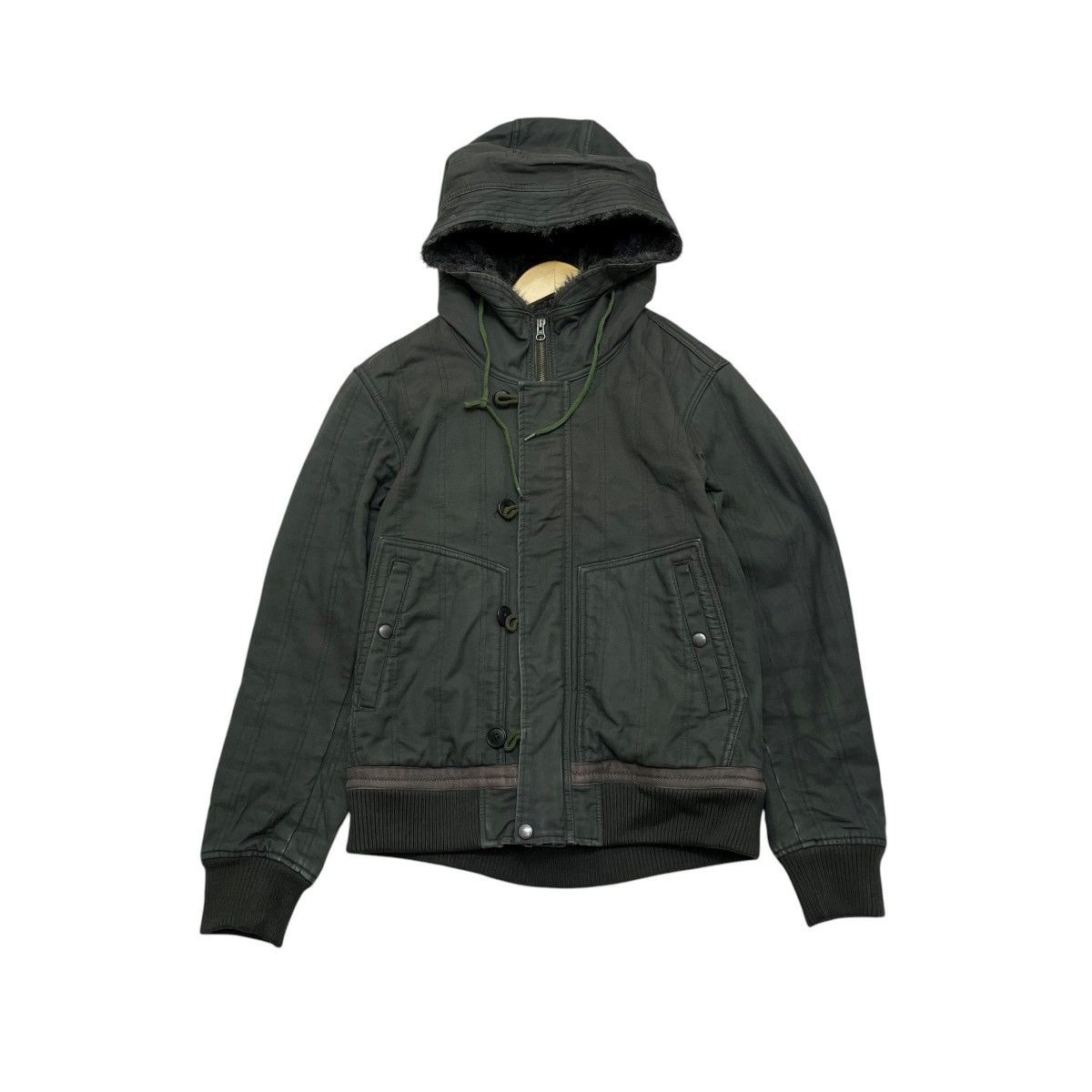 Beams Plus 💥Avant Garde Beams Hooded Warm Faux Fur Blanket Jacket Size US M / EU 48-50 / 2 - 1 Thumbnail