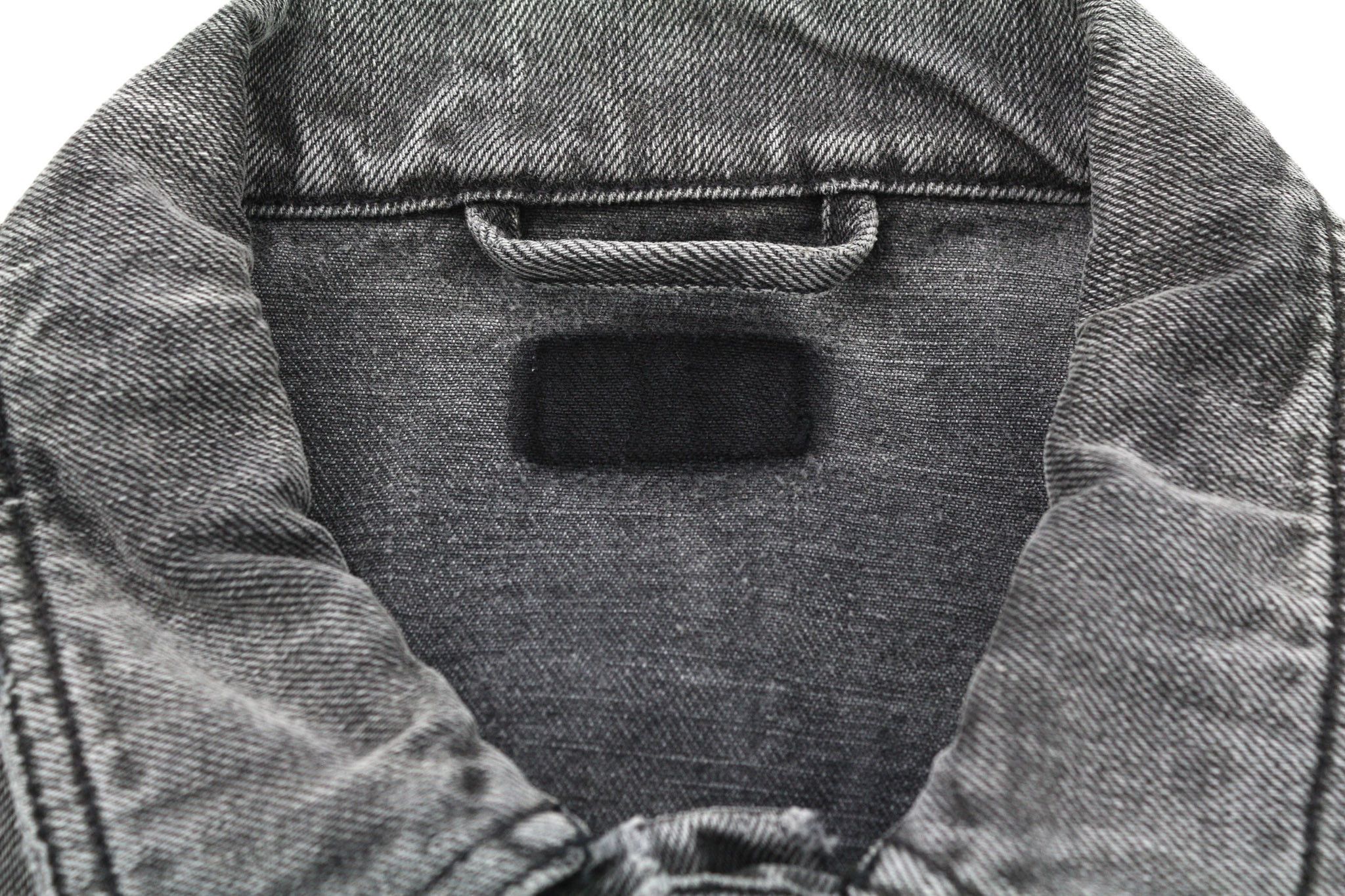Nudie Jeans M Grey Denim Washed Pockets Logo Jacket 81053 Size US M / EU 48-50 / 2 - 10 Thumbnail