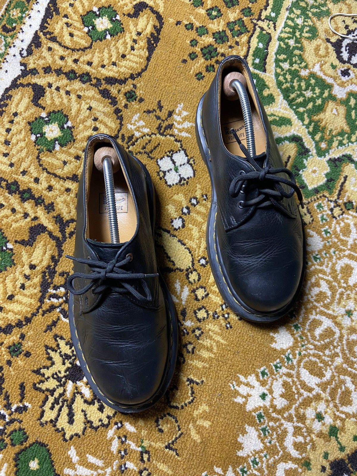 Dr. Martens Vintage Dr Martens Black Leather Oxford Shoes Size US 6 / IT 36 - 3 Thumbnail