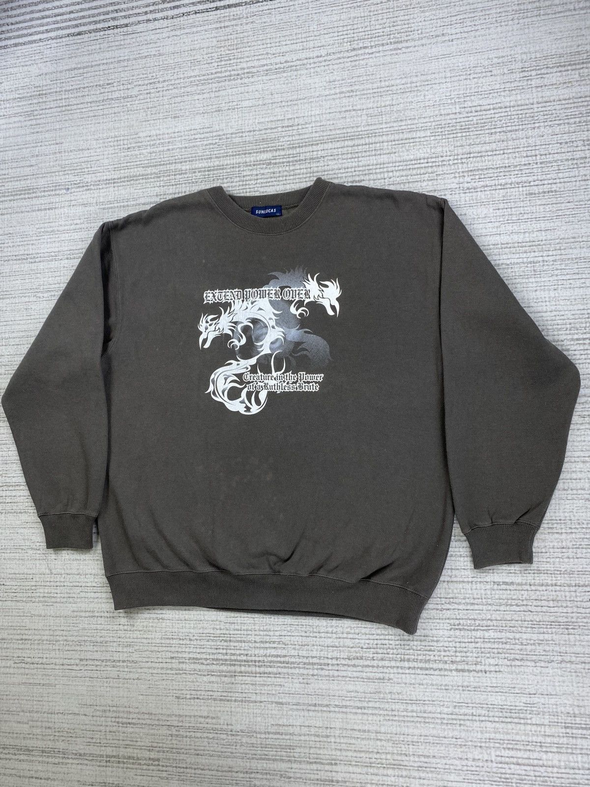 Dragonfly × Japanese Brand × Vintage Vintage Sunlucas Dragonfly Printed Sweatshirt Size US L / EU 52-54 / 3 - 4 Thumbnail