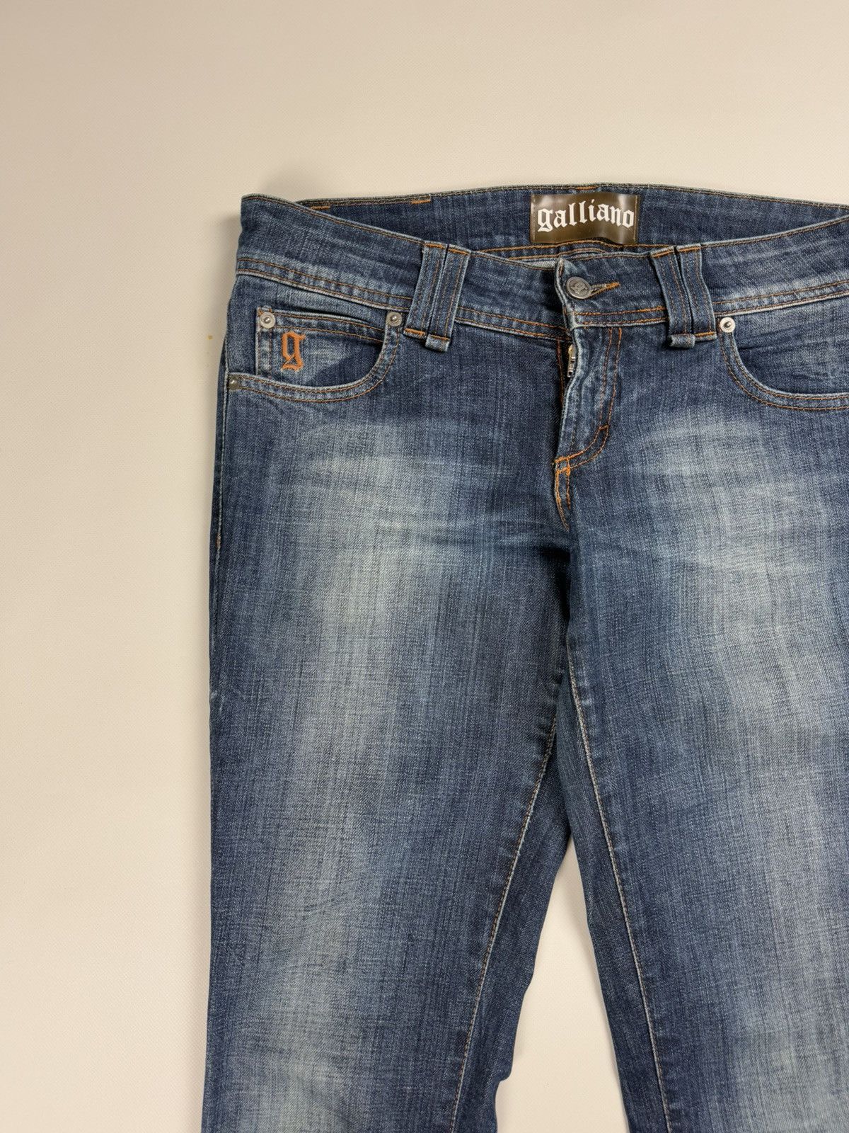 John Galliano Galliano Vintage Ladies Skinny Denim Jeans Size 29 / 43 Size 29" - 6 Thumbnail