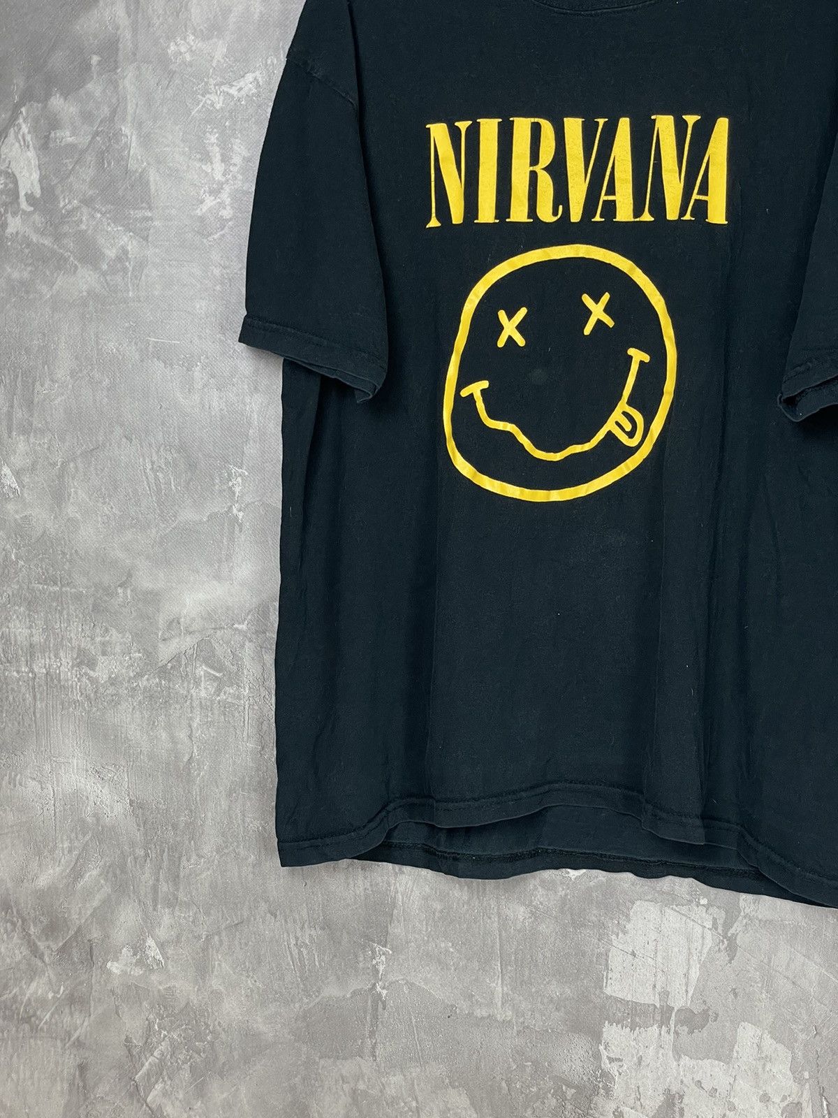 Band Tees × Vintage 90’s Vintage Nirvana Big Logo Y2K Rock T-Shirt Band Tee Size US XL / EU 56 / 4 - 5 Thumbnail