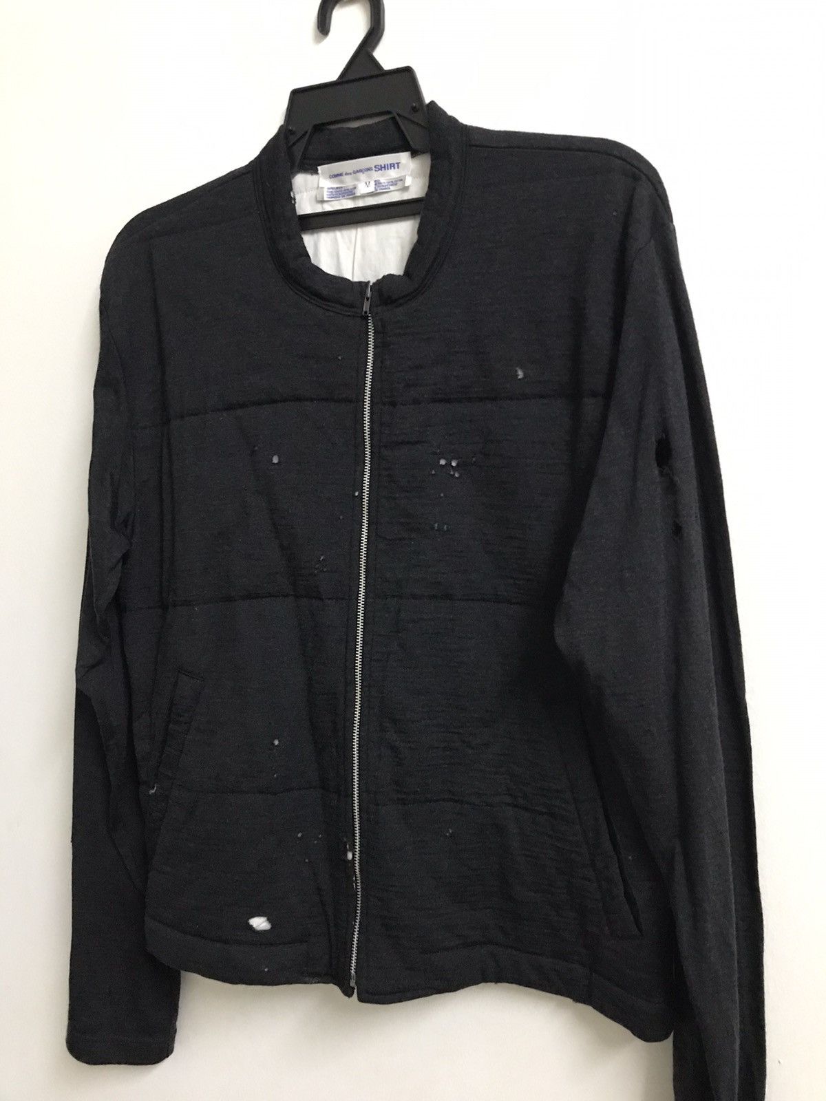 Comme des Garcons Comme des Garçons Shirt Wool Distressed Jacket Size US M / EU 48-50 / 2 - 2 Thumbnail