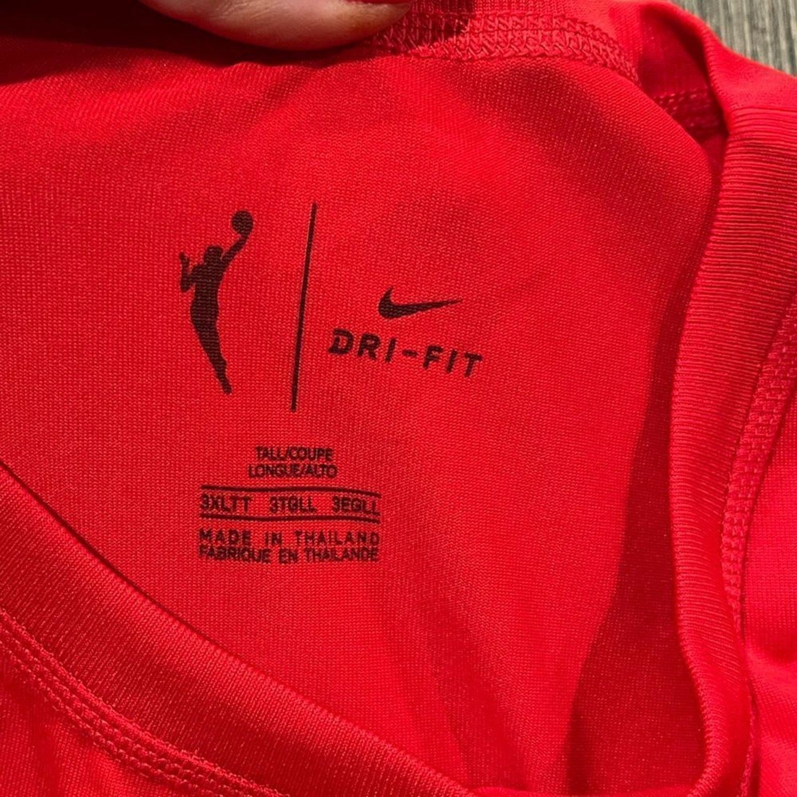 Nike NWT Nike Womens WNBA Dri-Fit Atlanta Dream Tee Red 3XLTT Size 3XL / US 20-22 - 5 Thumbnail