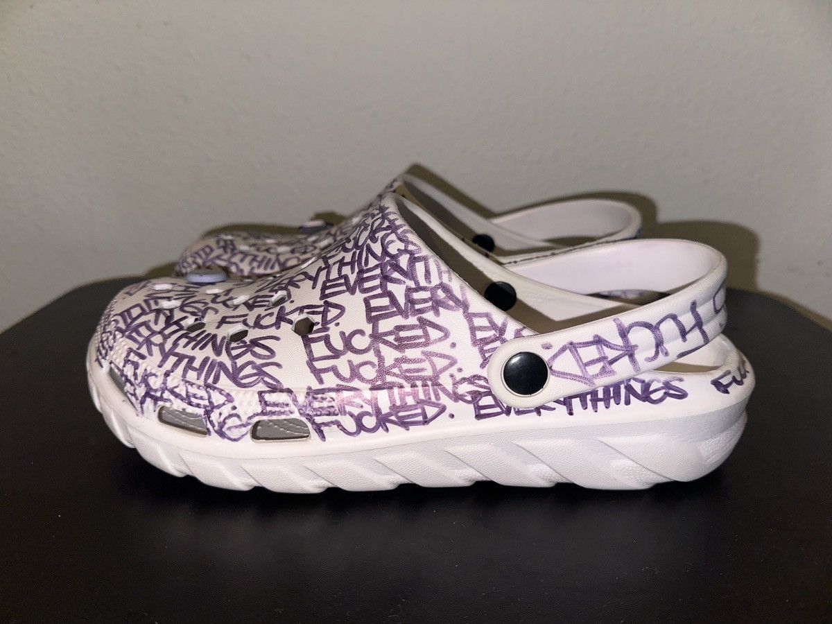 ineverheardofyou Ineverheardofyou Fuck Everything Crocs 8 Size US 8.5 / EU 41-42 - 5 Thumbnail
