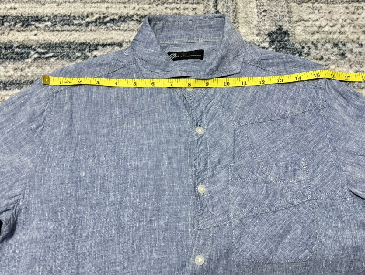Japanese Brand TORNADO MART Linen Shirt Size US M / EU 48-50 / 2 - 10 Thumbnail