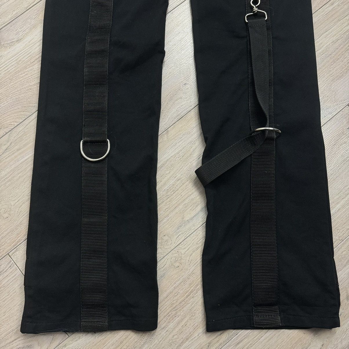 Japanese Brand Crazy Aderlass Bondage Cyber Punk GOA Multiple Belts Jeans Size US 32 / EU 48 - 17 Thumbnail
