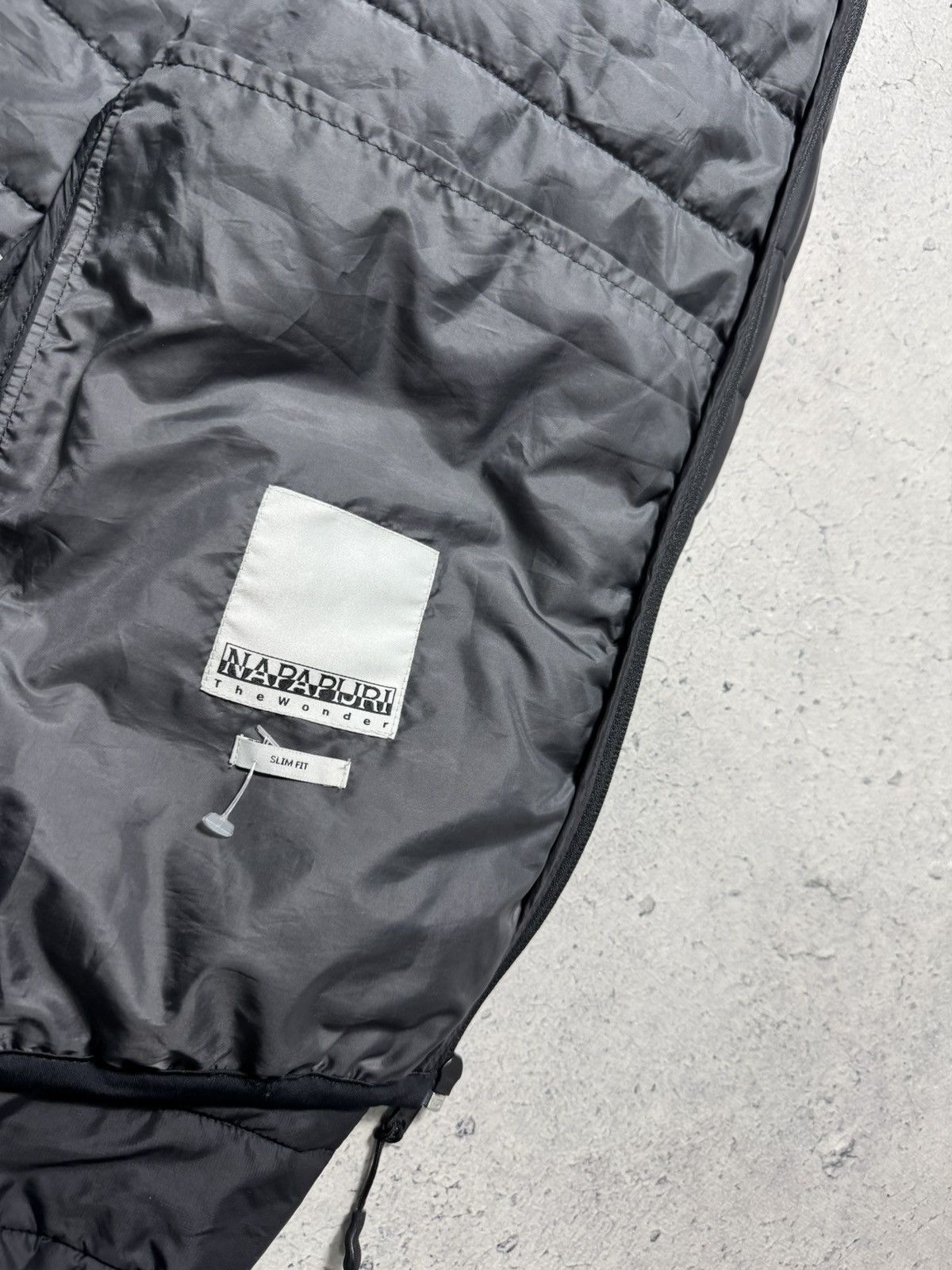Napapijri Napapijri Full Zip Micro Down Pufffer Jacket Black Size US L / EU 52-54 / 3 - 7 Thumbnail