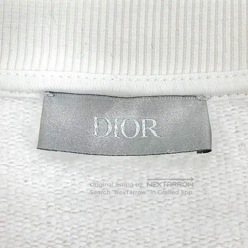 Dior Dior White logo letter printed cotton round-neck long-slee Size US M / EU 48-50 / 2 - 5 Thumbnail