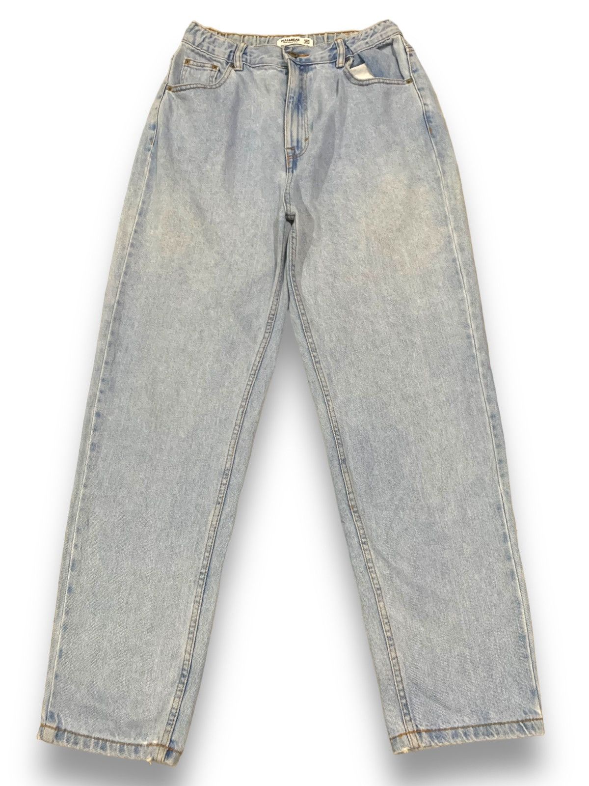 Pull & Bear Pull & Bear Blue Wash Stretchable High Waisted Balloon Jeans Size US 30 / EU 46 - 1 Thumbnail