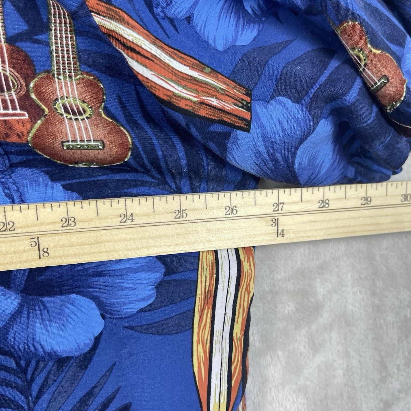 Kalaheo Vintage Kalaheo Hawaiian Shirt Mens XXL Hibiscus Guitar Size US XXL / EU 58 / 5 - 9 Thumbnail