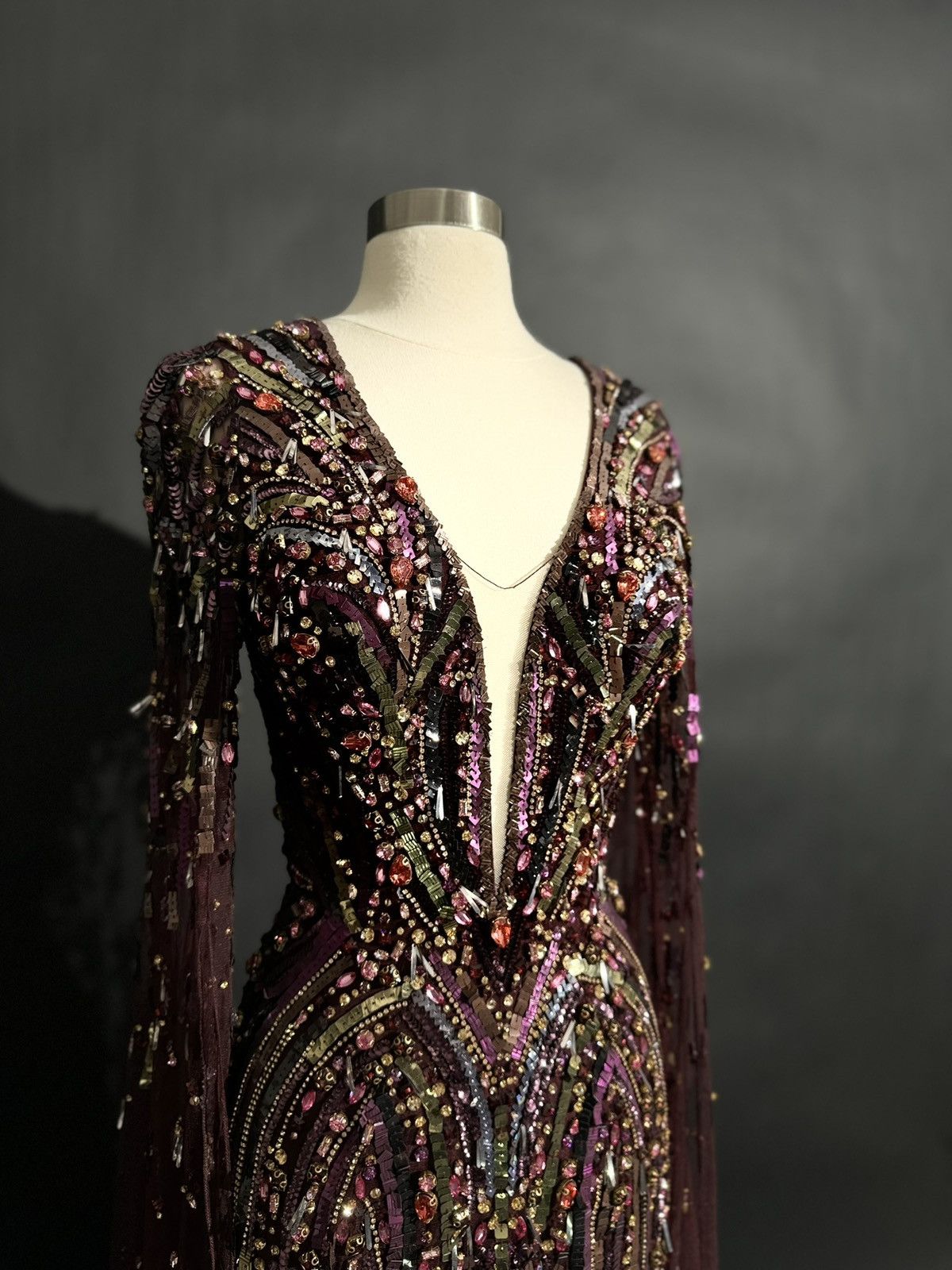 Jenny Packham Brand New US 14 JENNY PACKHAM Evening Gown Size XL / US 12-14 / IT 48-50 - 4 Thumbnail
