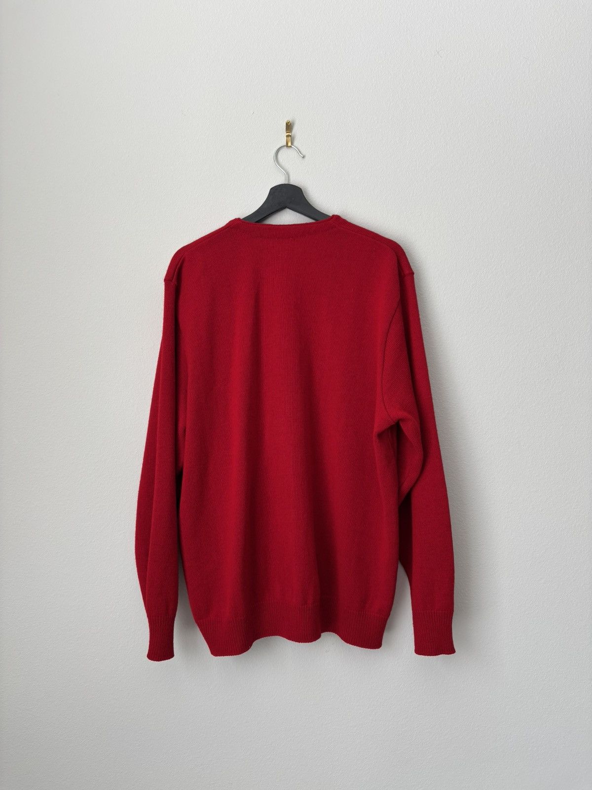 Vintage Vintage Red Cardigan Cobain Sweater Grunge Size US XXL / EU 58 / 5 - 8 Thumbnail