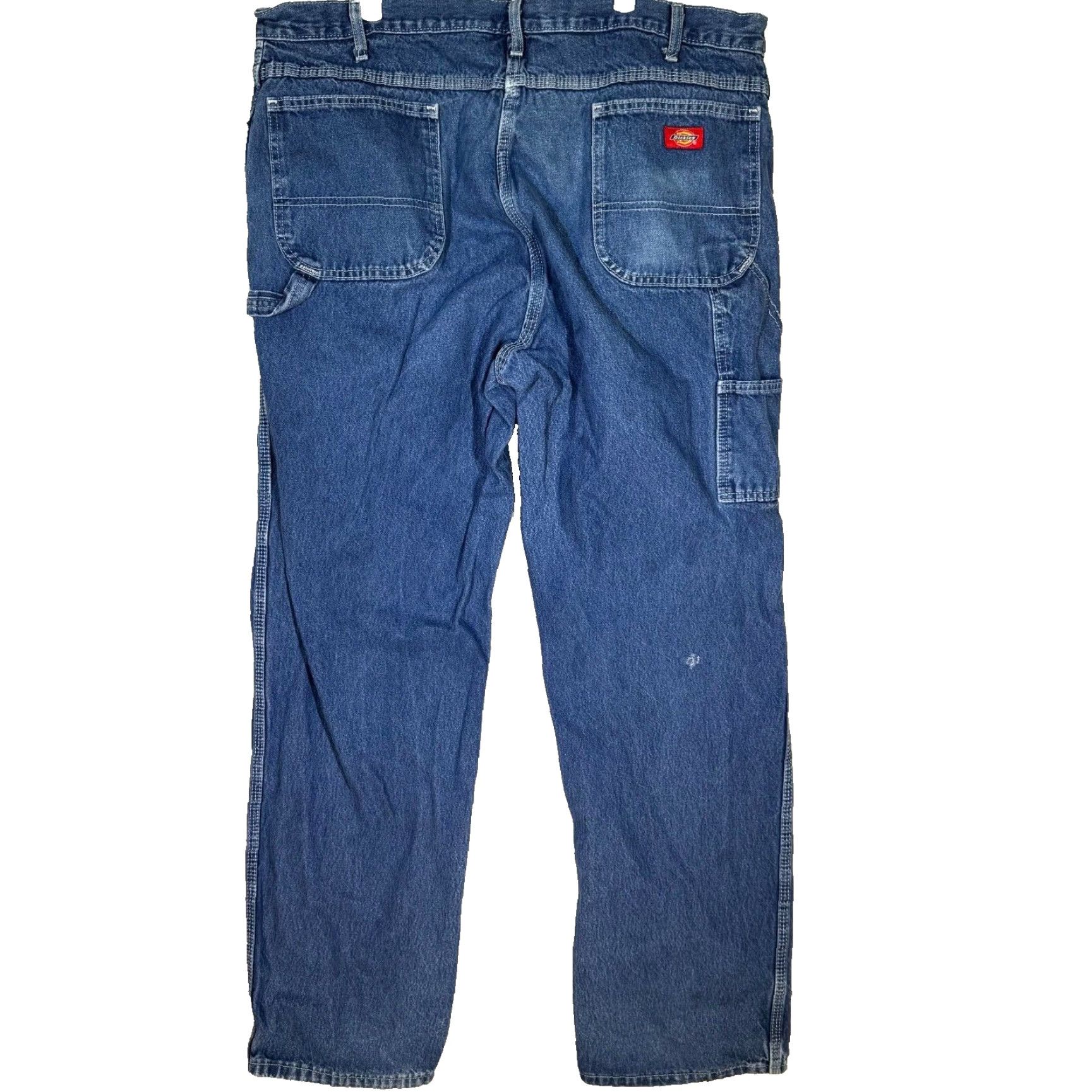 Dickies Dickies Carpenter Jeans Mens 42x34 Blue Denim Relaxed Fit Straight Leg Jeans Size US 42 / EU 58 - 2 Thumbnail