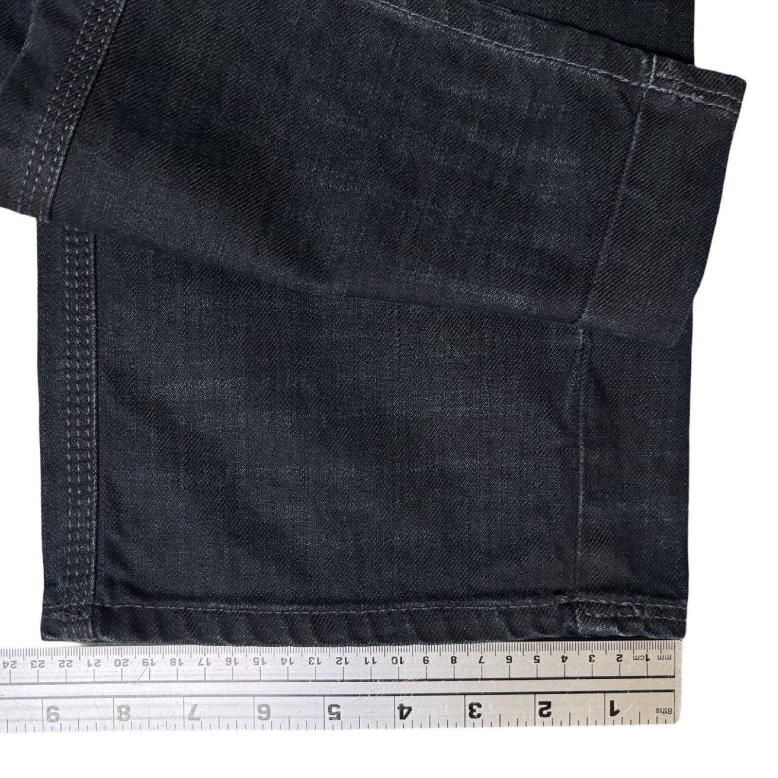 H&M H&M Bragg Dark Wash Flap Pocket Jeans Straight Fit 36 X 34 Size US 36 / EU 52 - 7 Thumbnail