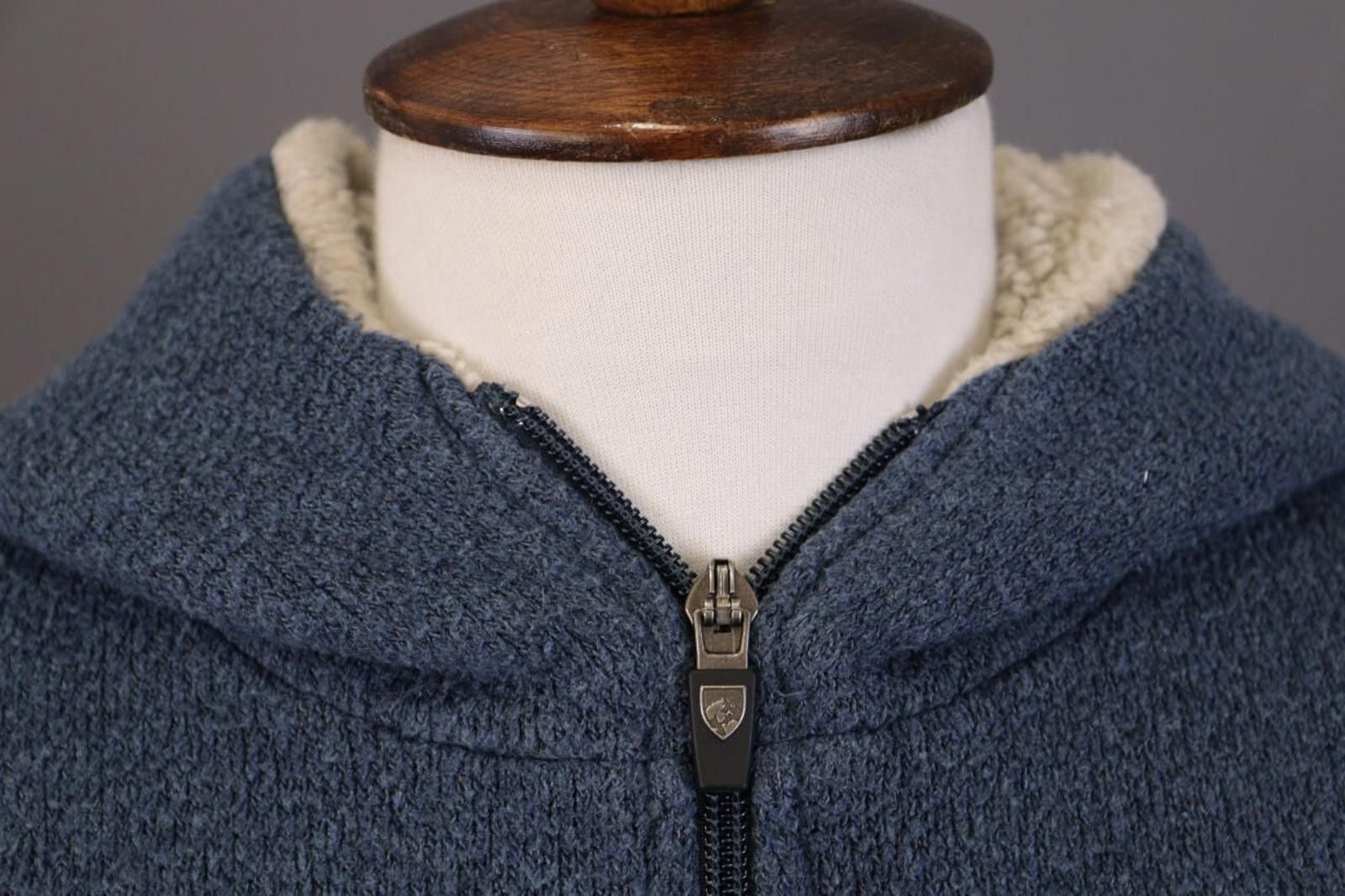 Kuhl Kuhl Blue Alfpaca Fleece Full Zip Hooded Fur Jacket Size S Size S / US 4 / IT 40 - 4 Thumbnail