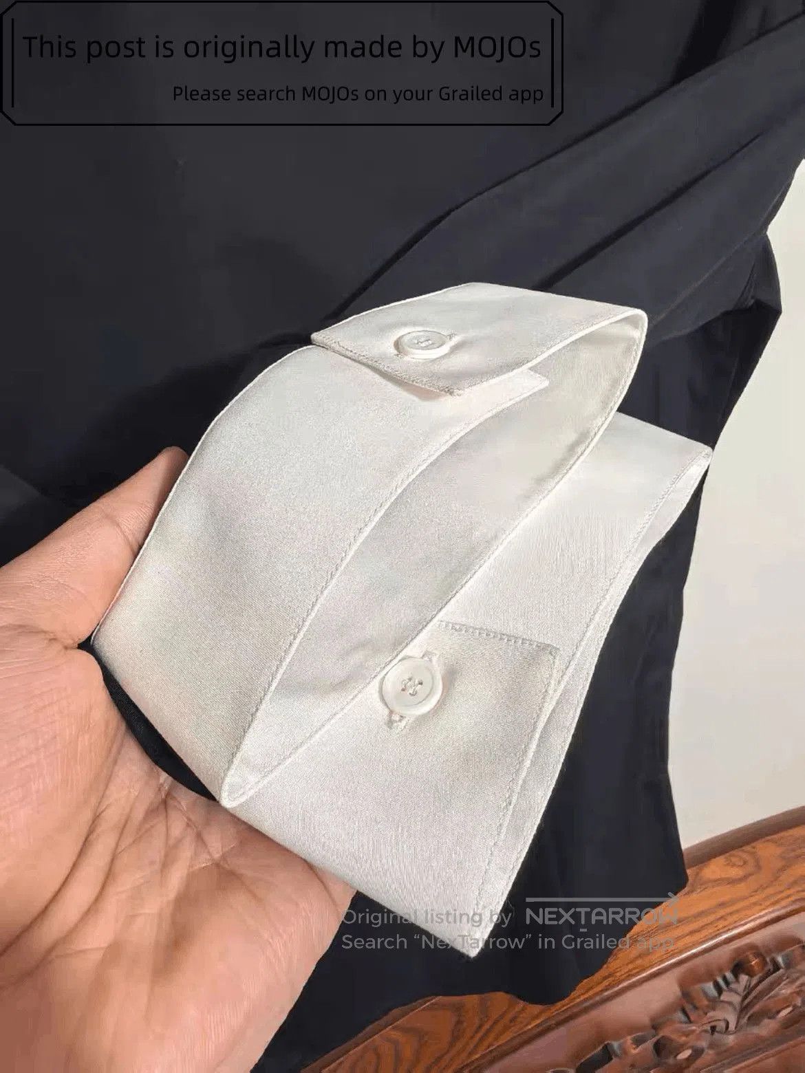 Balenciaga Sz 40 Balenciaga White Layer Shirt mojos19351018. Size US L / EU 52-54 / 3 - 6 Thumbnail
