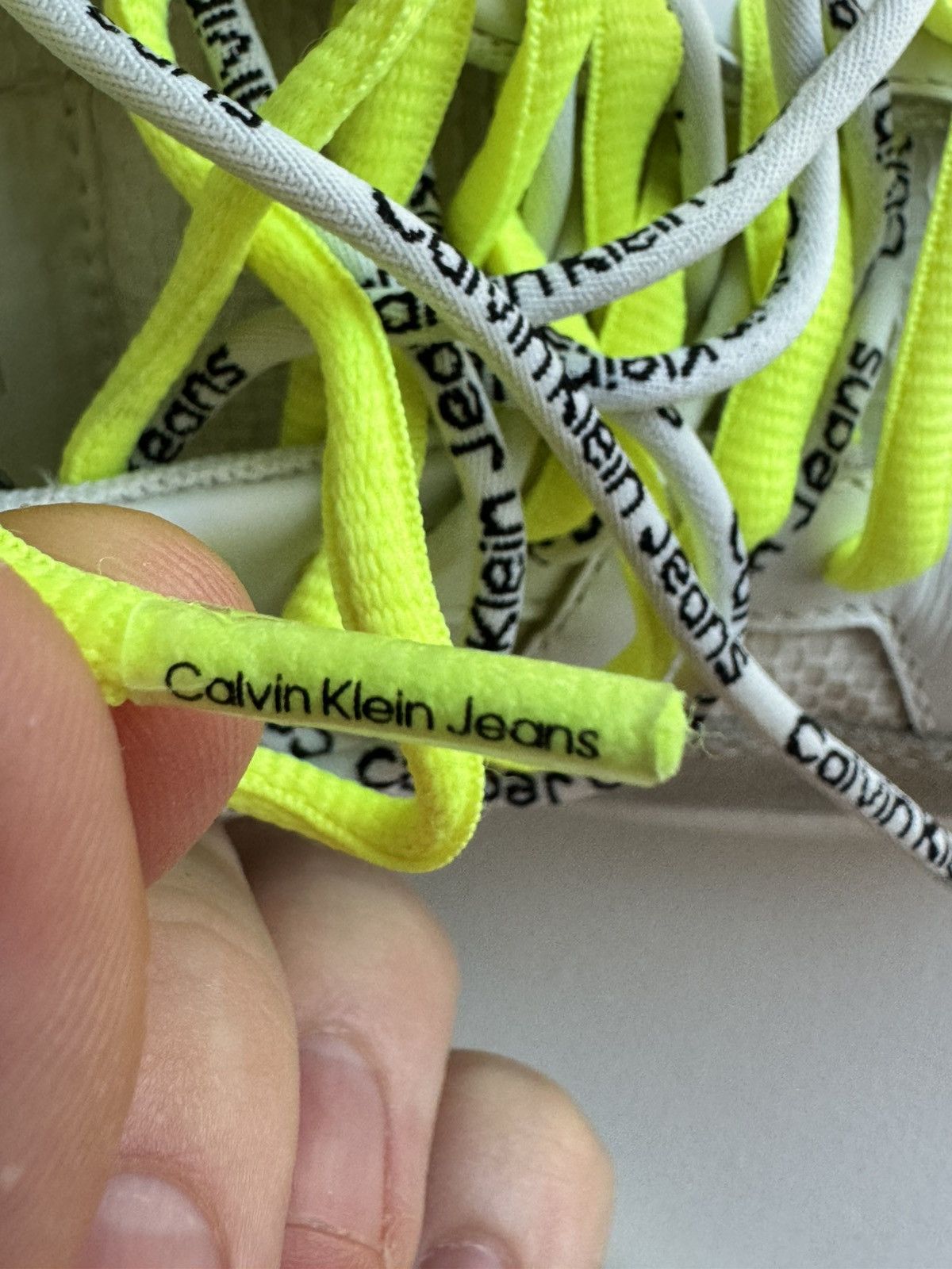 Calvin Klein Calvin Klein Jeans Chunky Cupsole Fluo Contrast Sneakers Size US 6.5 / IT 36.5 - 11 Thumbnail